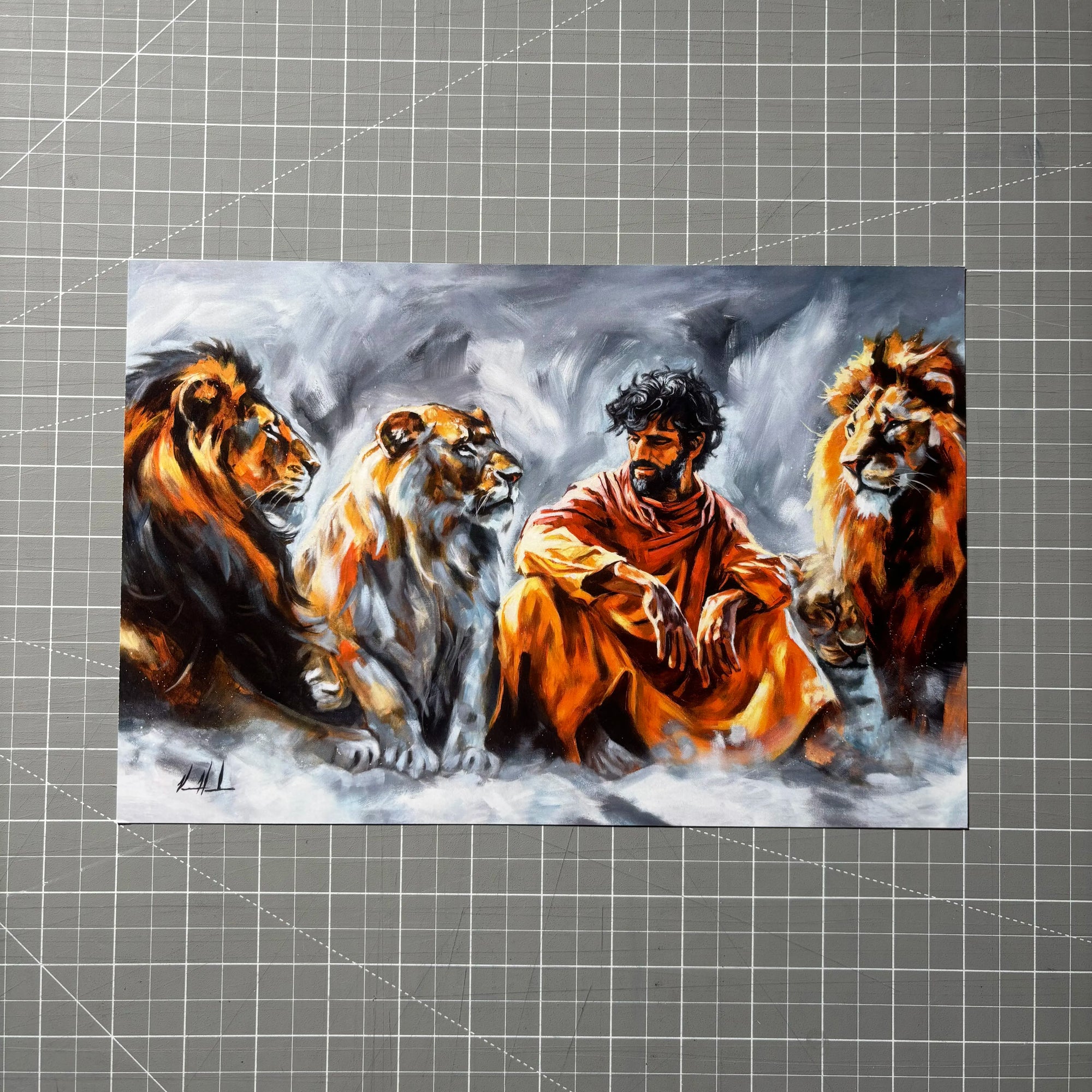 In the Lion’s Den (Clearance Print) Vanessa Horabuena