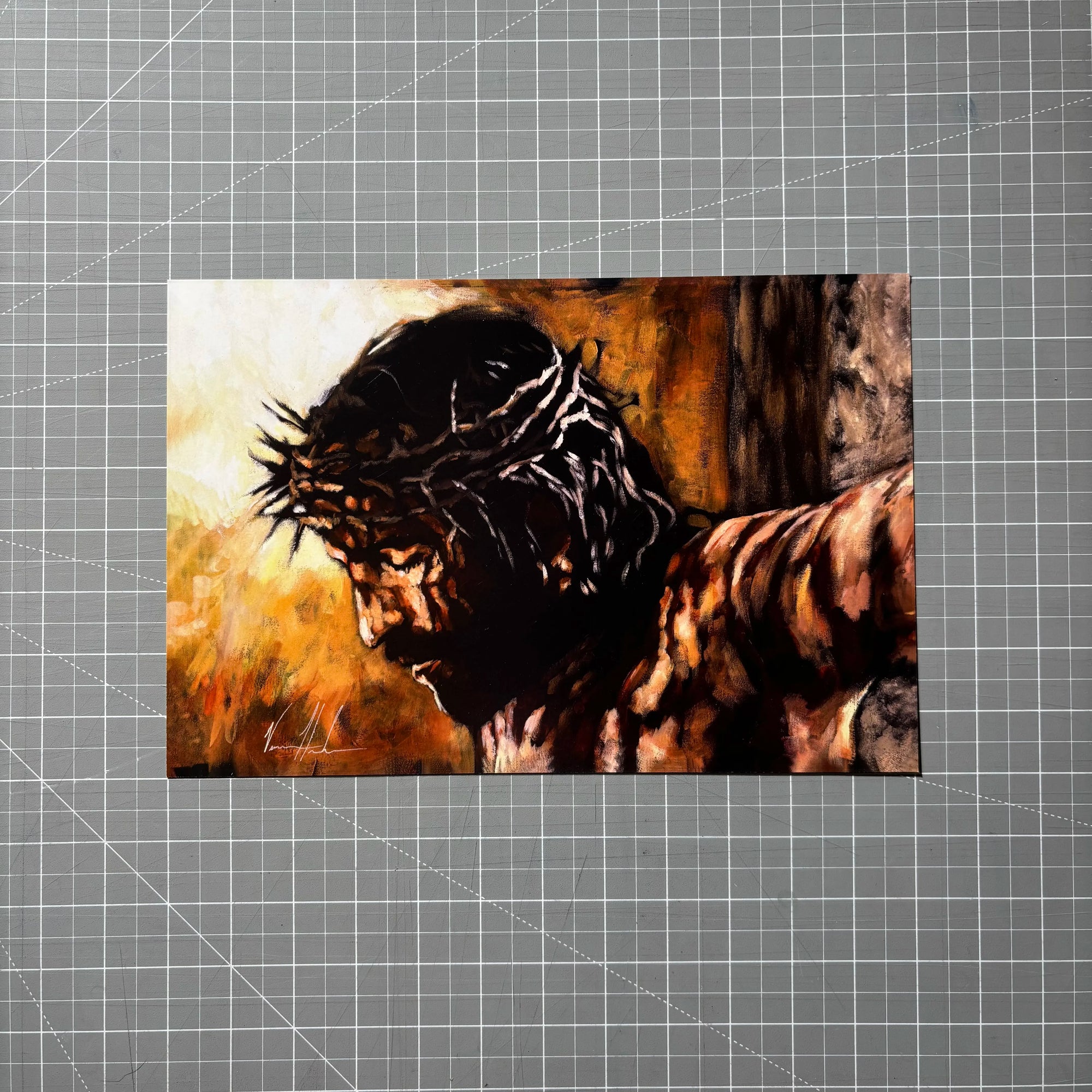By His Wounds We Are Healed RE-DESIGNED! (Clearance Print) Vanessa Horabuena