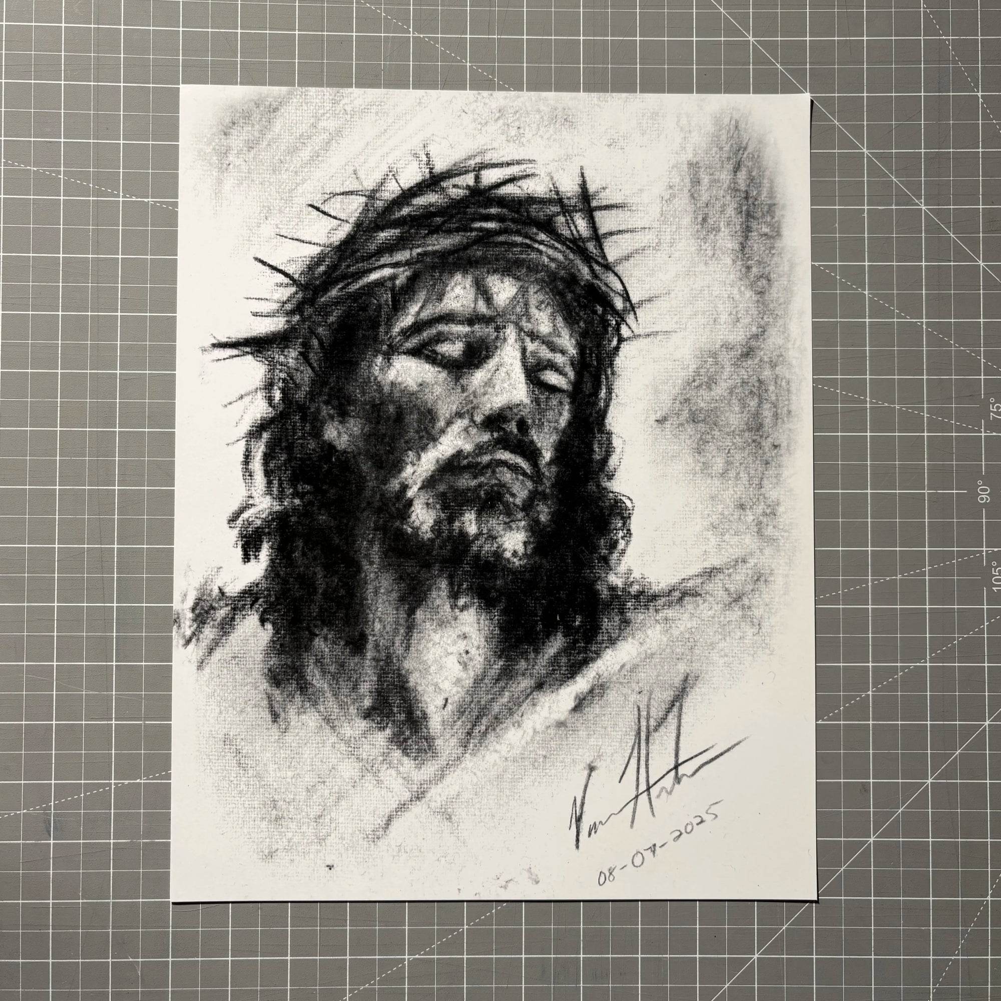 Christ is King Sketch (Clearance Print) Vanessa Horabuena