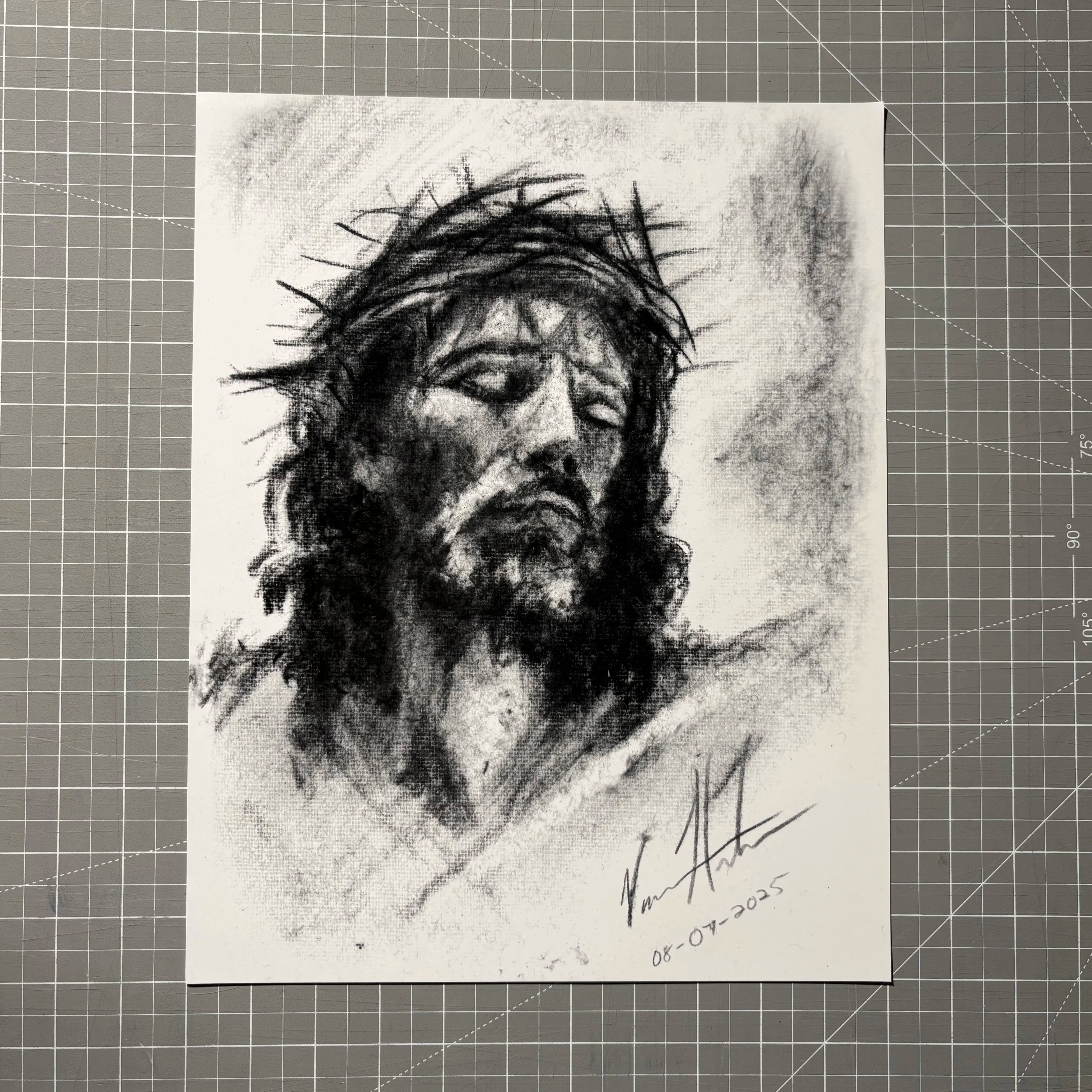 Christ is King Sketch (Clearance Print) Vanessa Horabuena