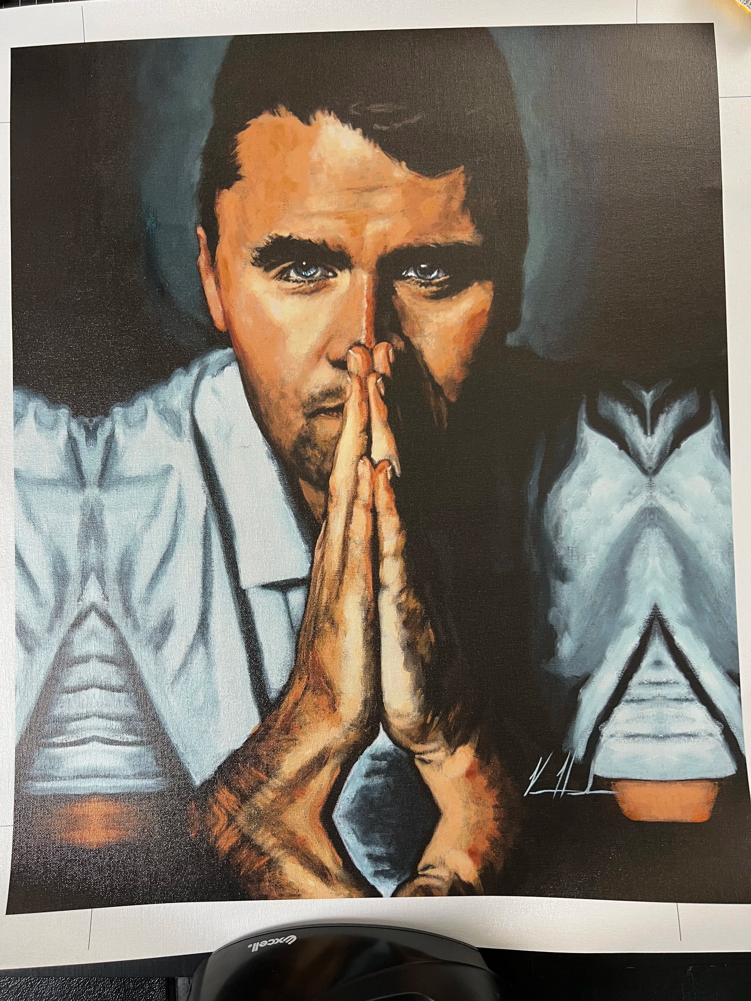 D#. 3 - Charlie Kirk - A Hero's Tribute - 16"x20" Canvas Print Vanessa Horabuena