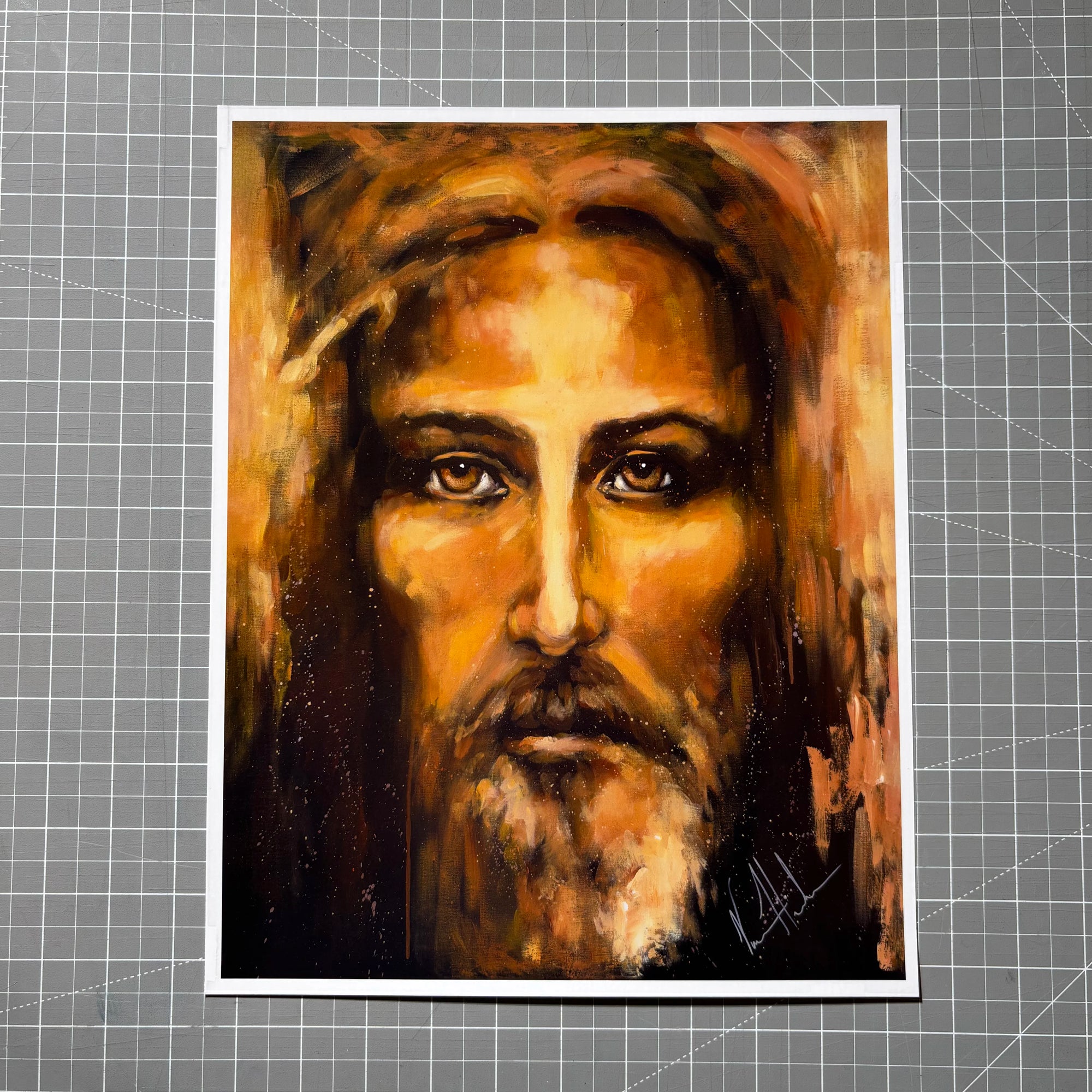 The Shroud of Turin - Resurrection Light (Clearance Print) Vanessa Horabuena