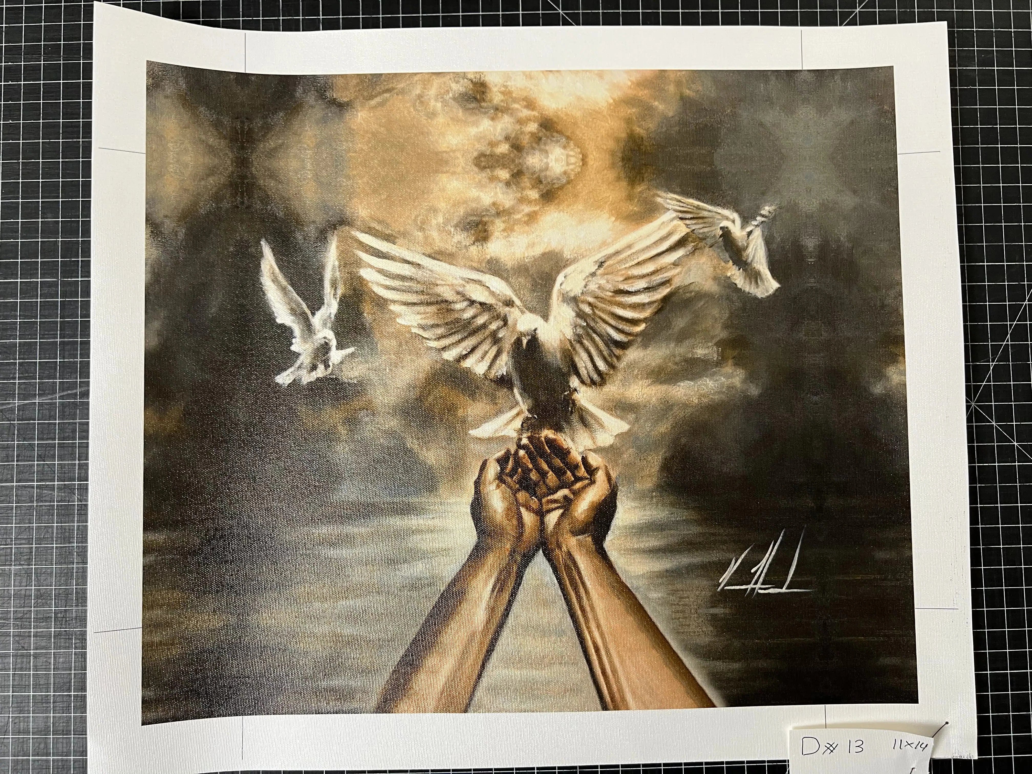 D#. 13 - Return to the Father - 11"x14" Canvas Print Vanessa Horabuena