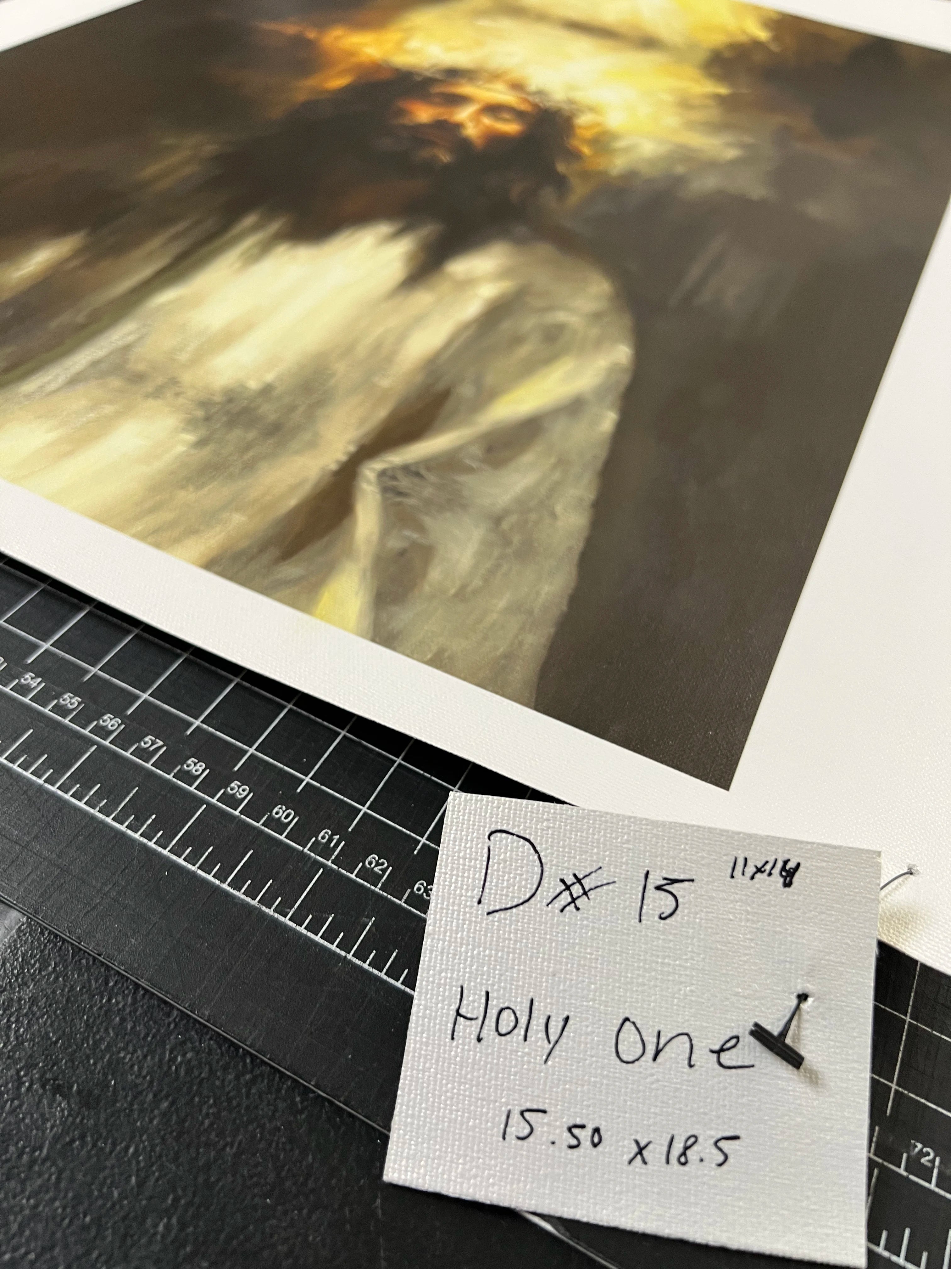D#. 15 - Holy One - 15.5"x18.5" Canvas Print Vanessa Horabuena
