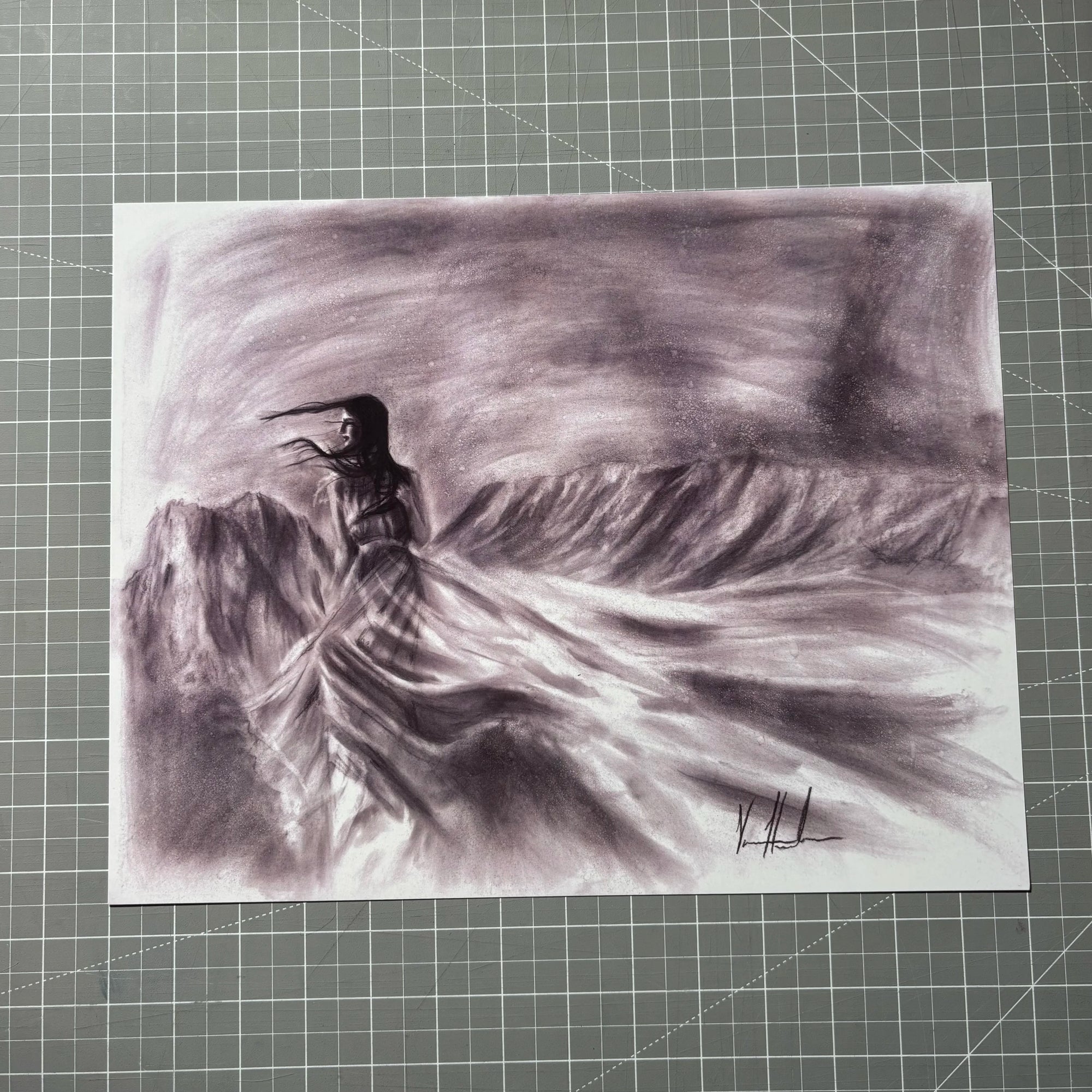 Draw Near to Me Sketch (Clearance Print) Vanessa Horabuena