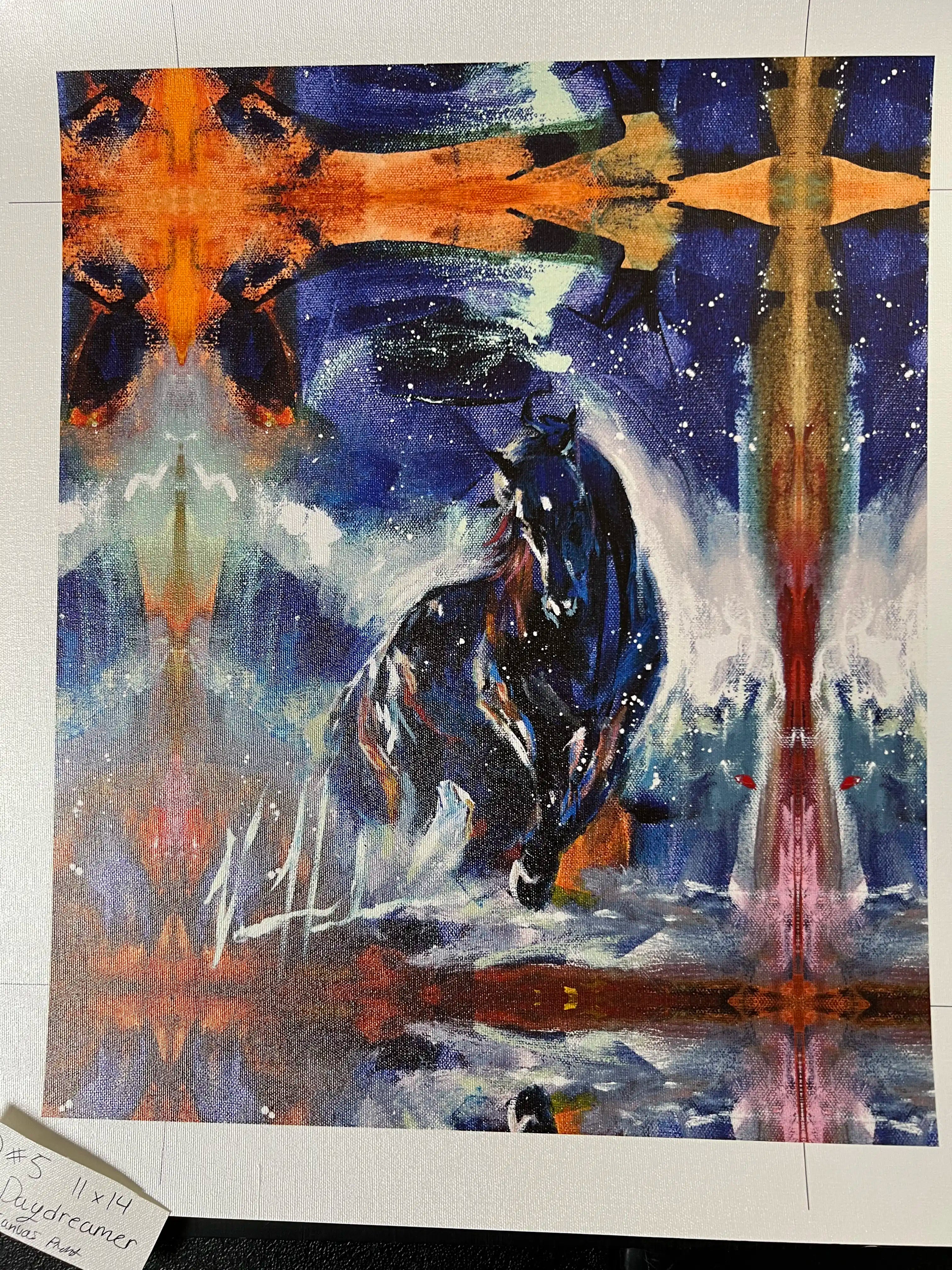 D#. 5 - Daydreamer - 11"x14" Canvas Print Vanessa Horabuena