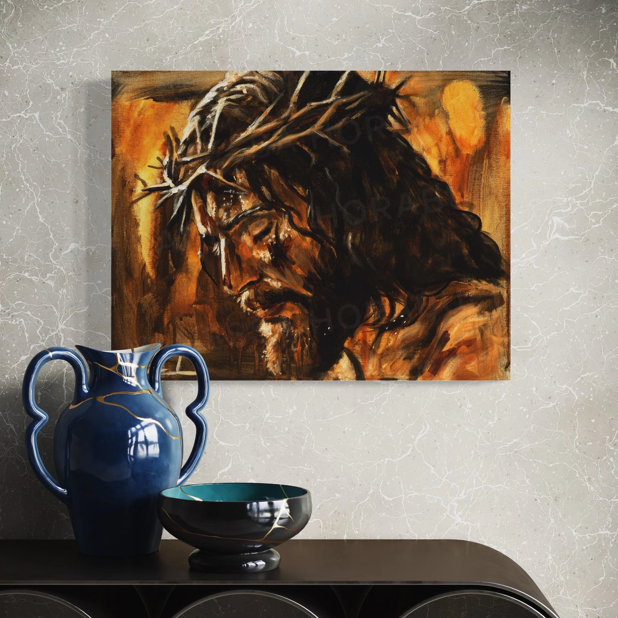 Amazing Grace Jesus Art Print Vanessa Horabuena