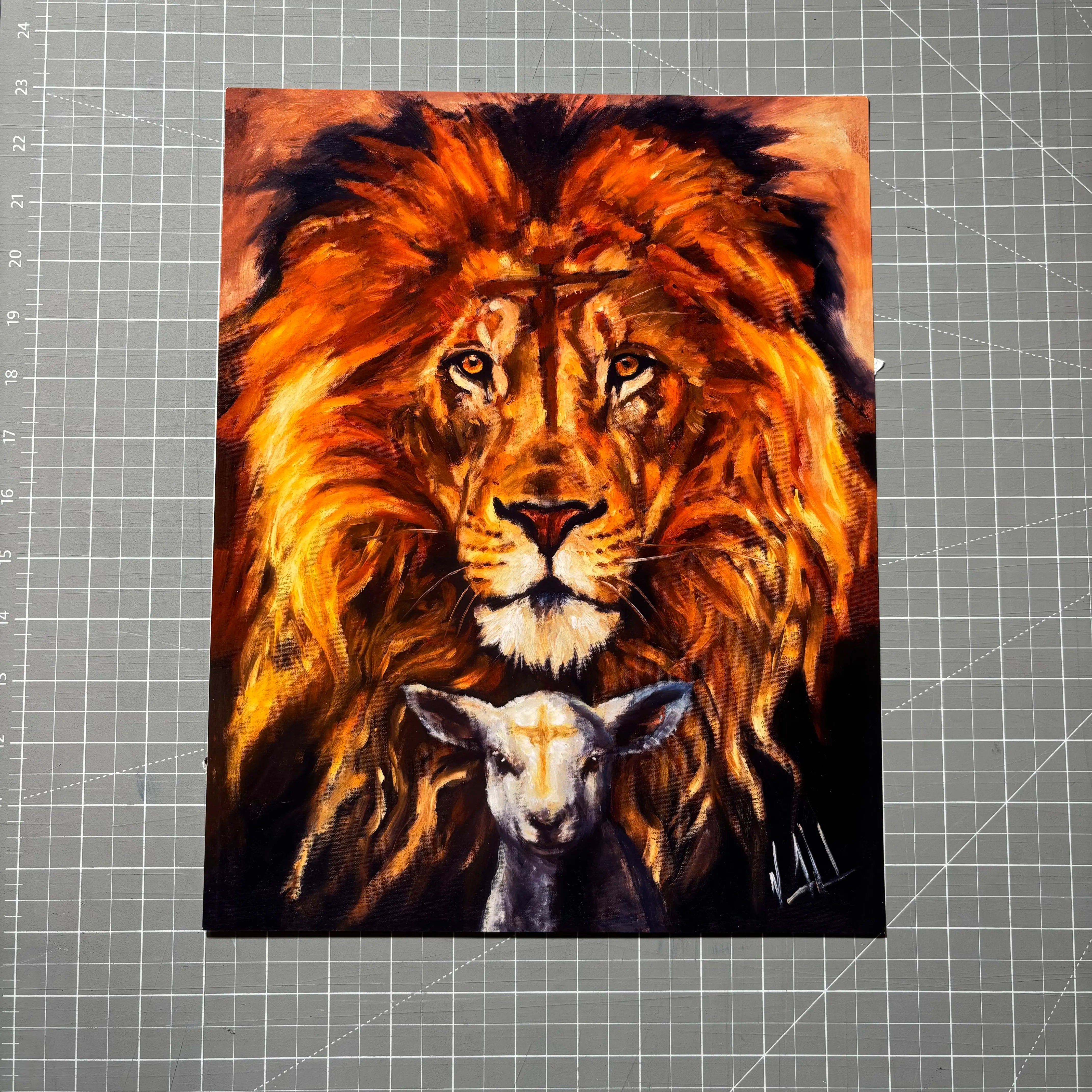 The Lion and Lamb Passover - For Our Redemption (Clearance Print) Vanessa Horabuena