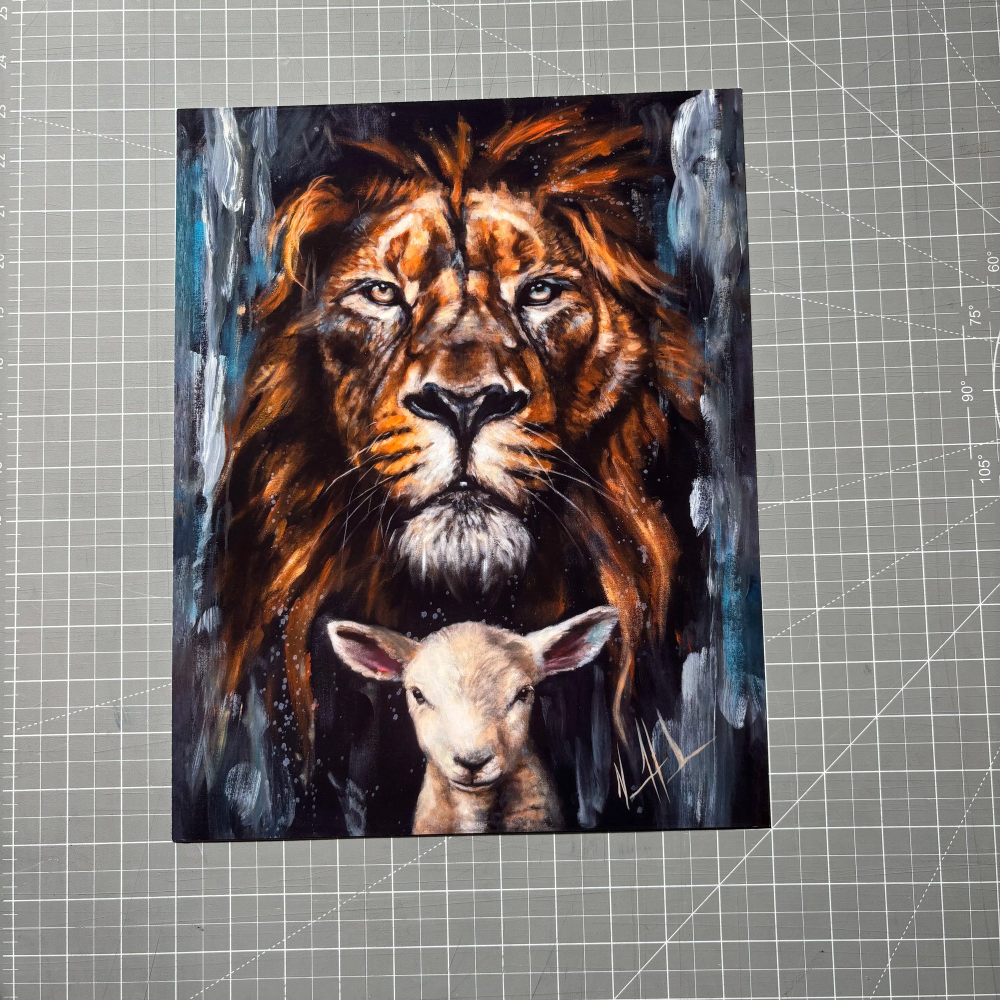 The Lion and Lamb Passover (Clearance Print) Vanessa Horabuena