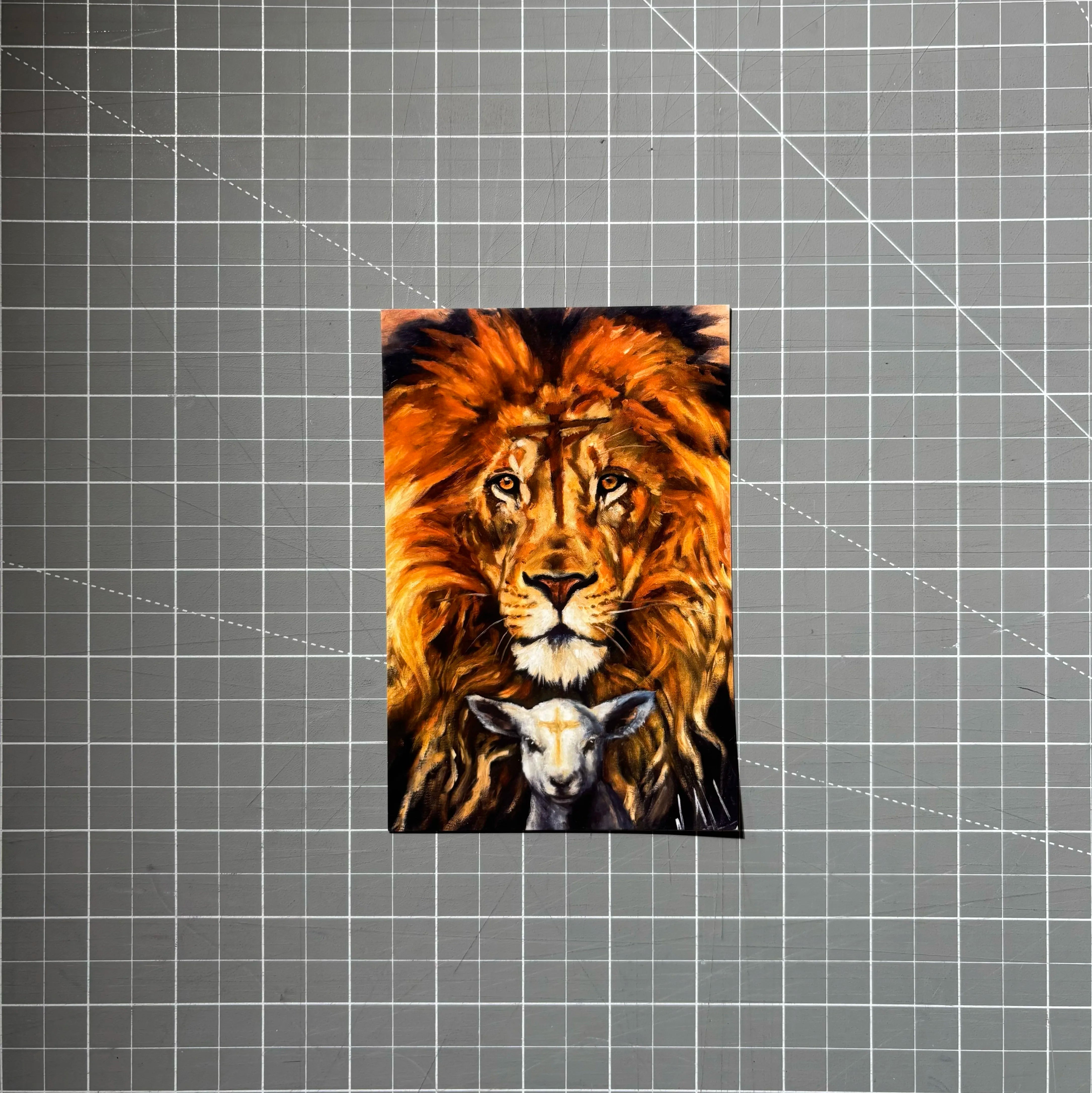 The Lion and Lamb Passover - For Our Redemption (Clearance Print) Vanessa Horabuena