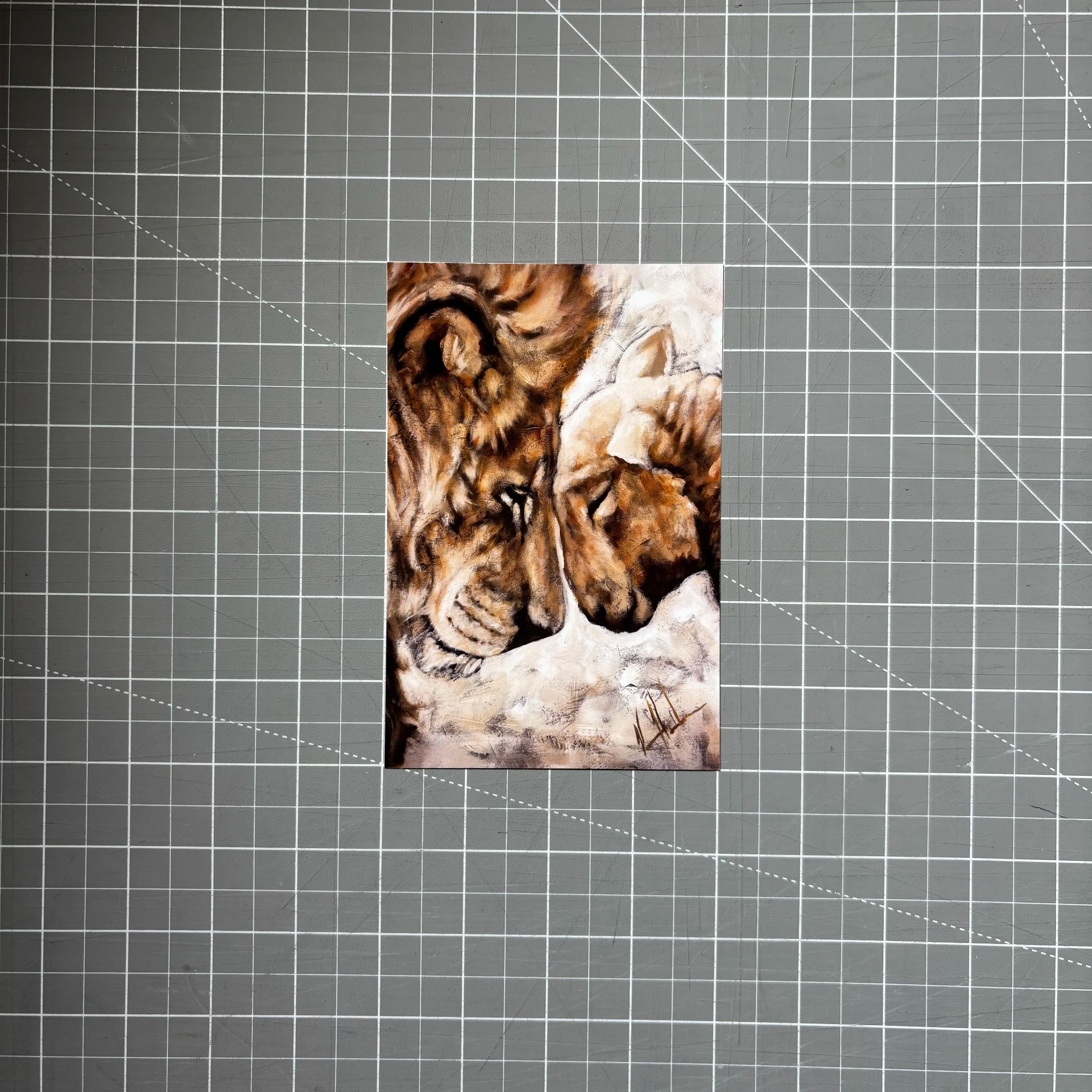 Compassion of a King White (Clearance Print) Vanessa Horabuena
