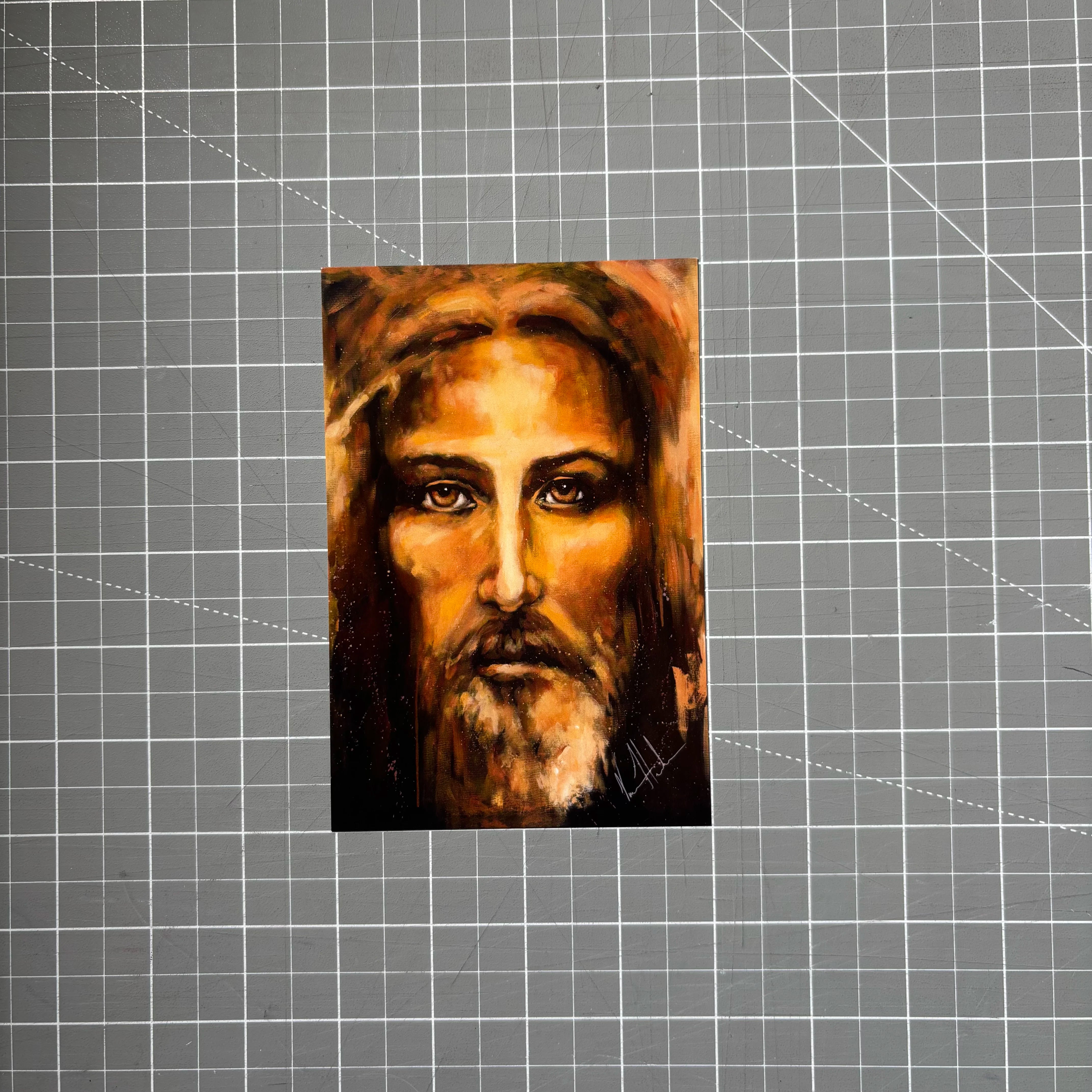 The Shroud of Turin - Resurrection Light (Clearance Print) Vanessa Horabuena