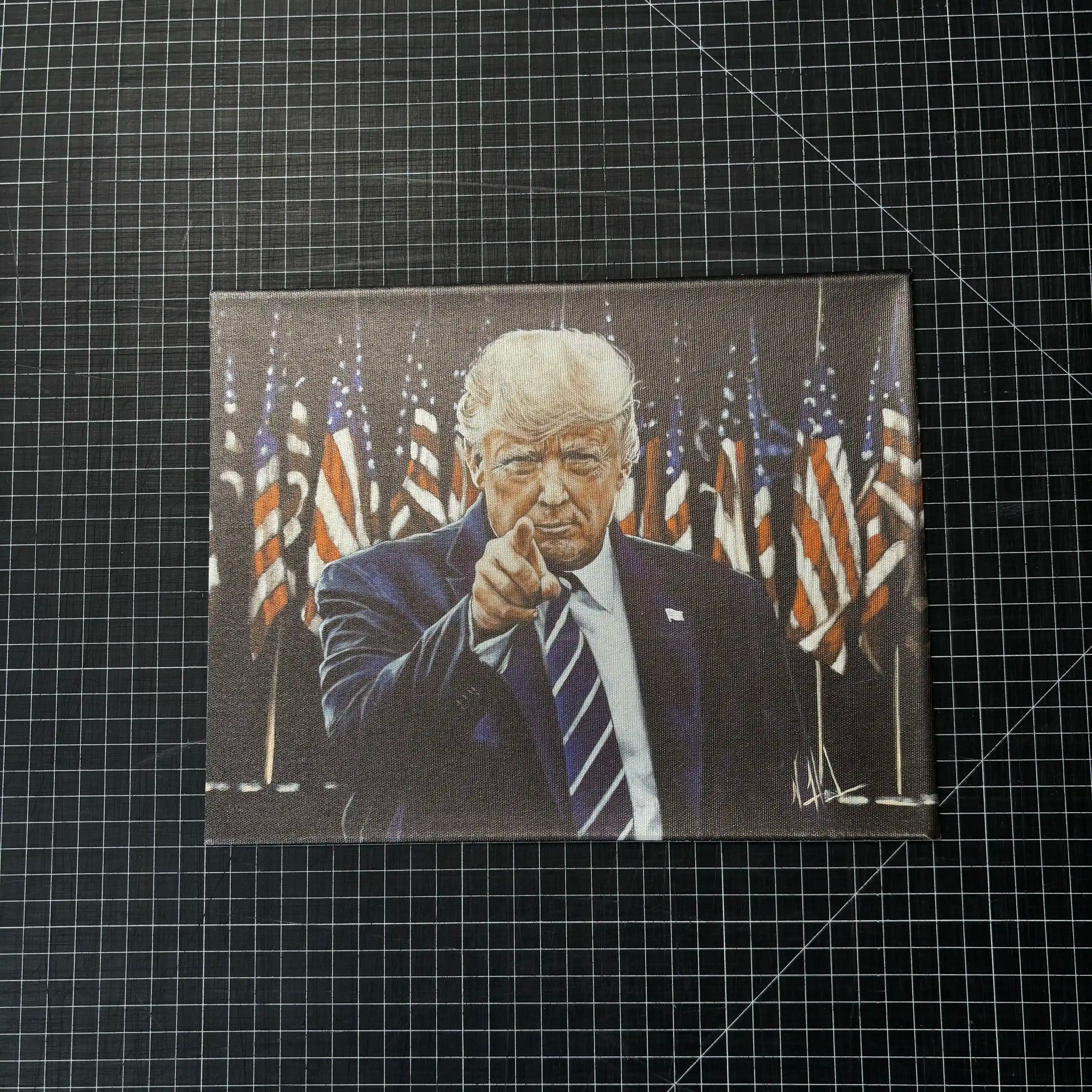 A#. 7 - The Call to Greatness - 11"x14" Canvas Print Vanessa Horabuena