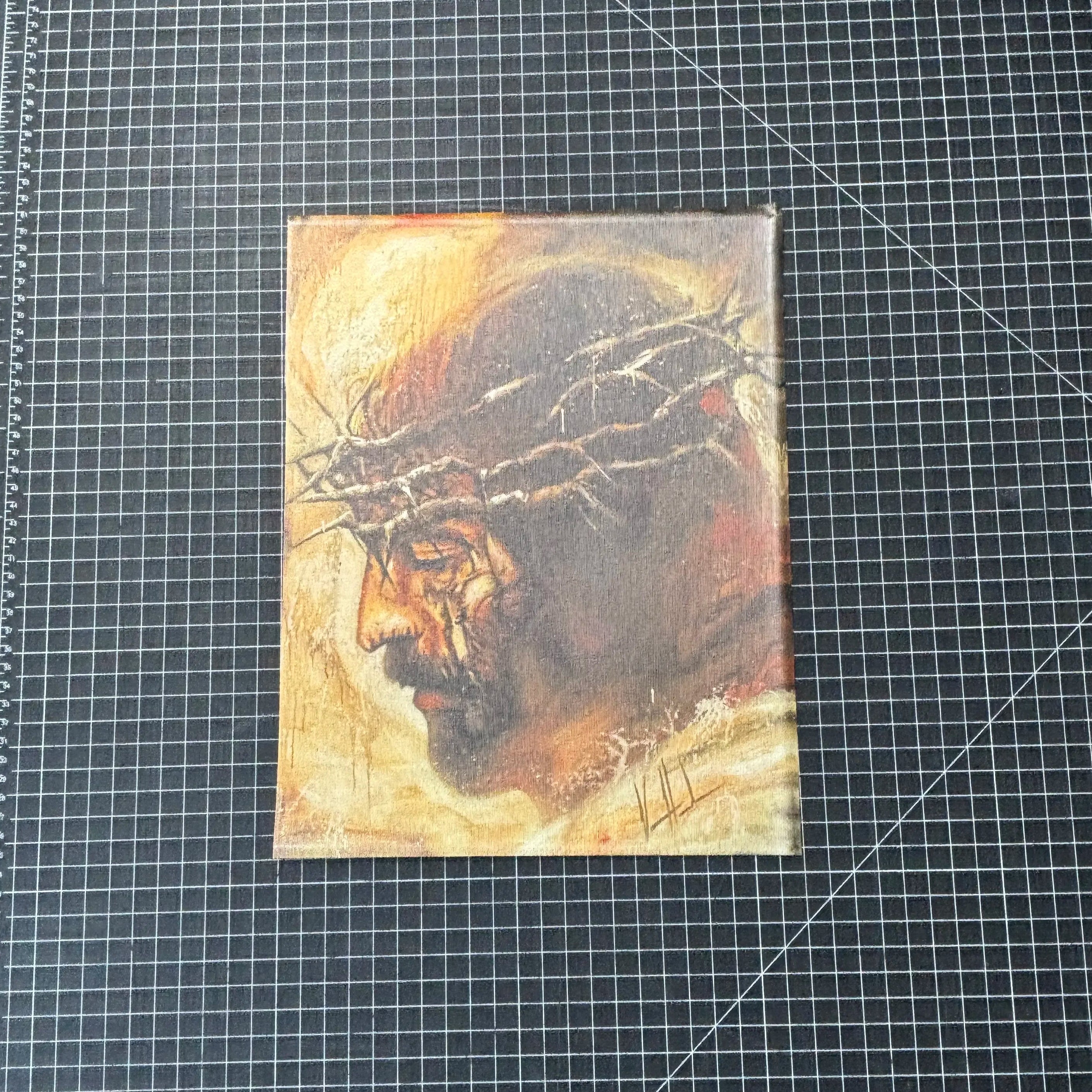 A#. 5 - King of Glory - 11"x14" Canvas Print Vanessa Horabuena