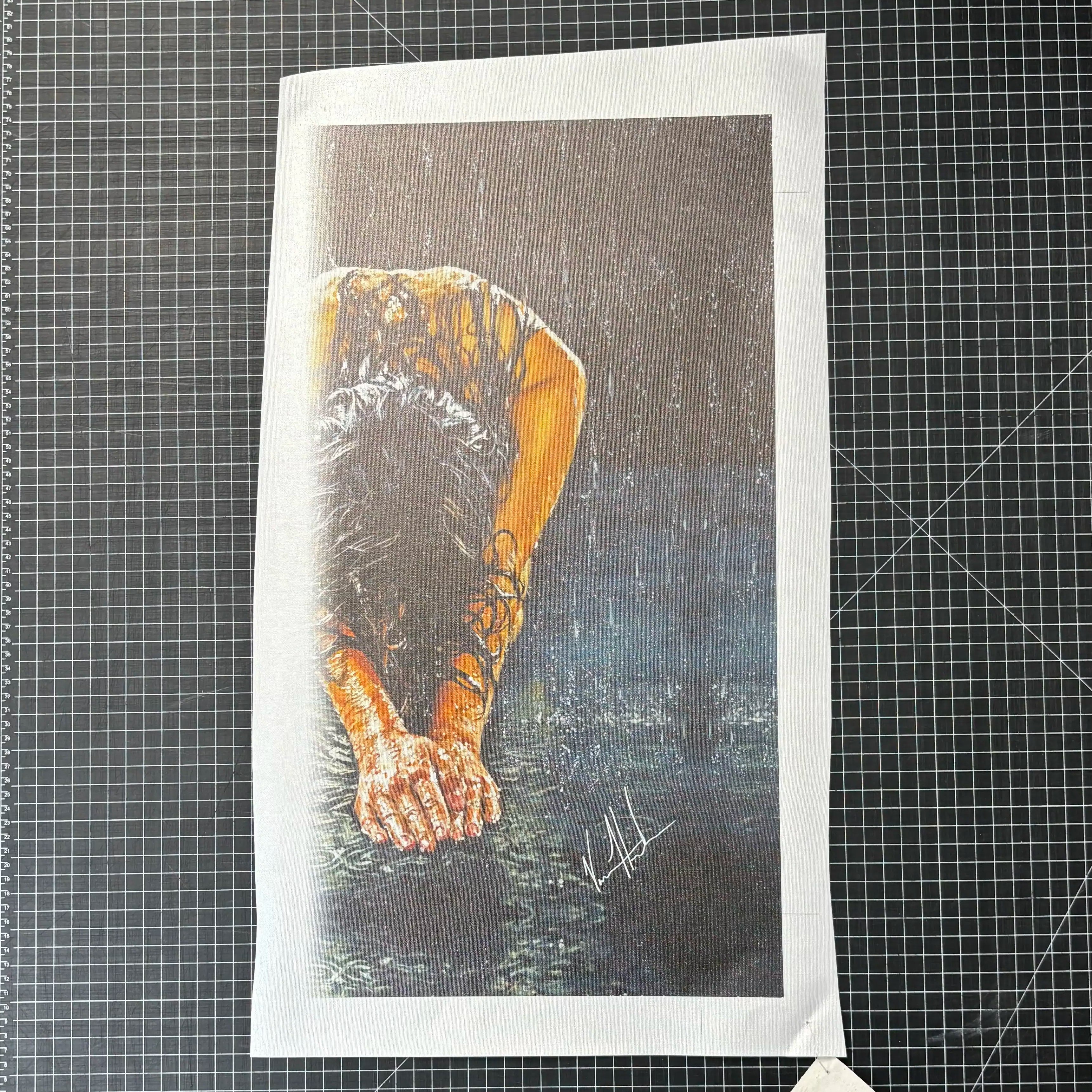 D#. 23 - The art of Surrender - 16"x20" Canvas Print Vanessa Horabuena