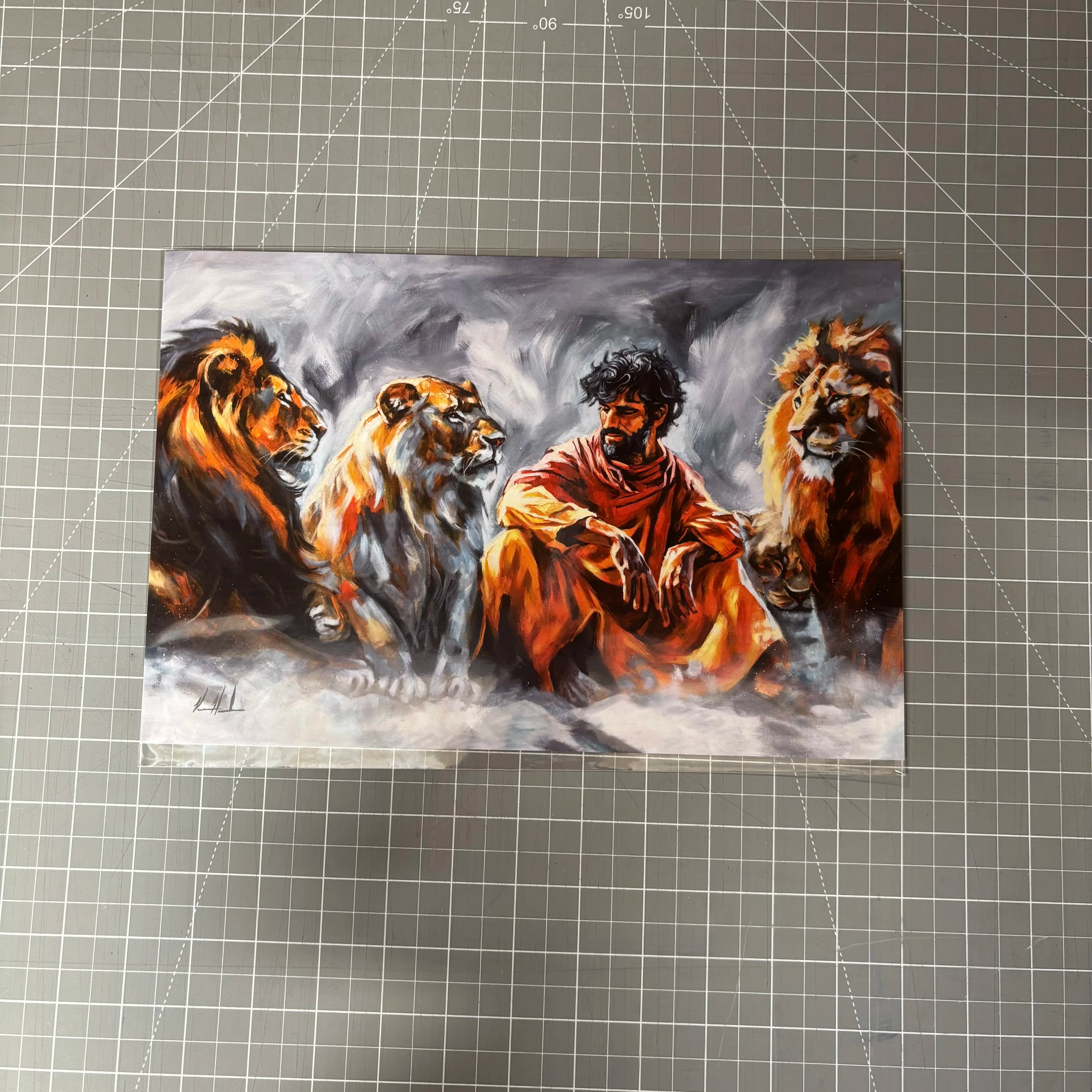 In the Lion's Den (Clearance Print) Vanessa Horabuena