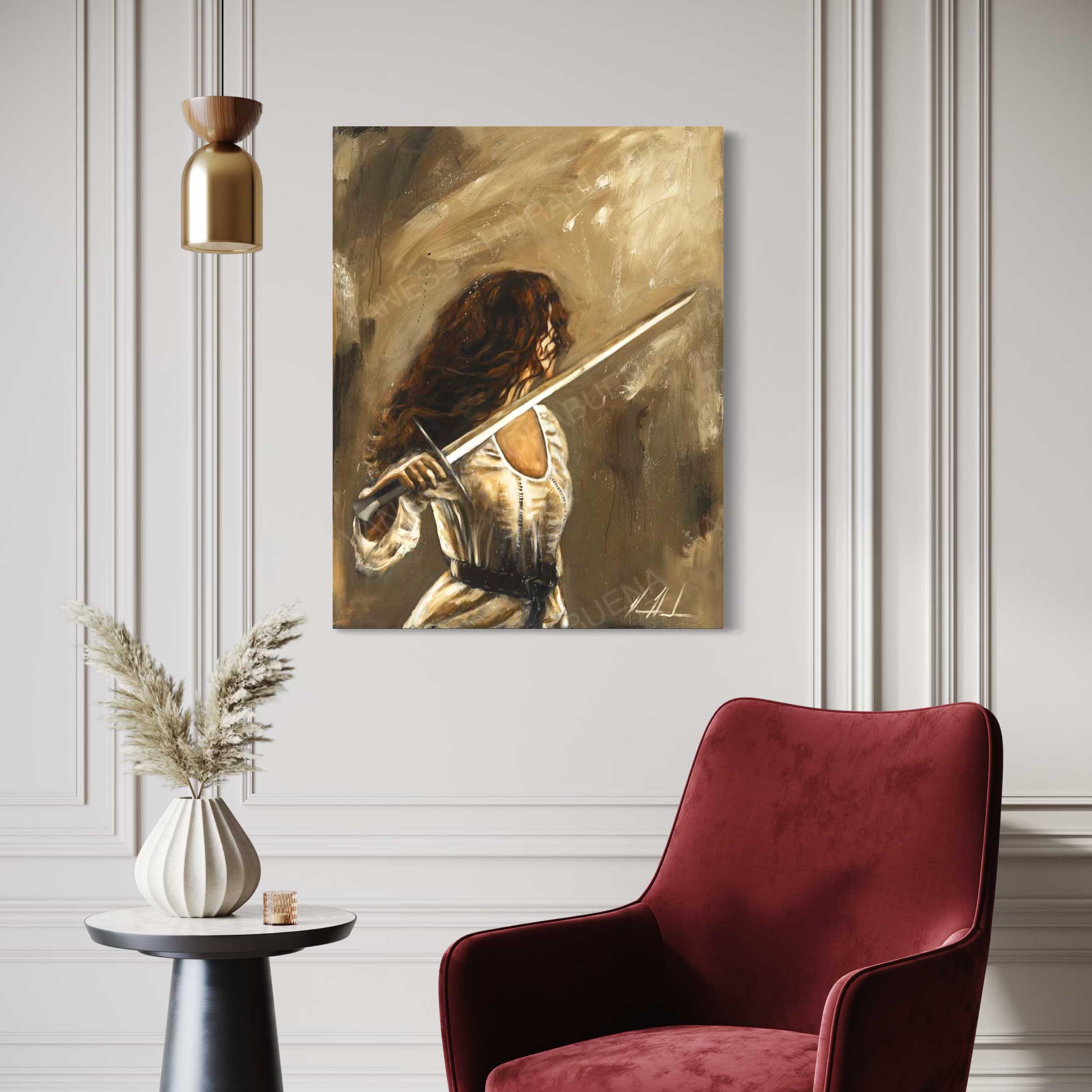 For Such a Time as This - Variant Women's Art Print Vanessa Horabuena