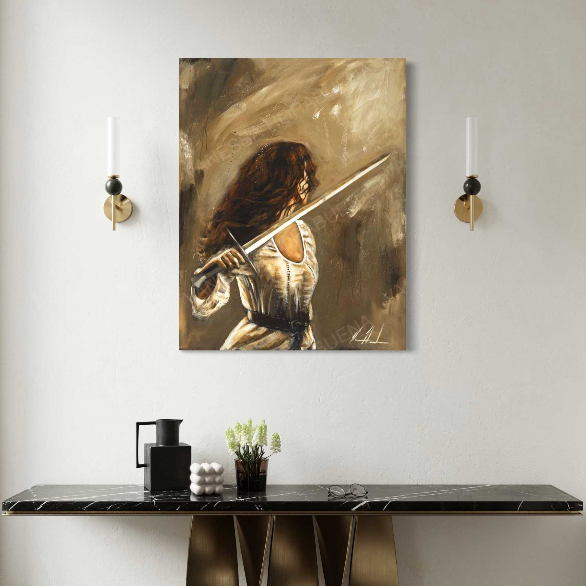For Such a Time as This - Variant Women's Art Print Vanessa Horabuena
