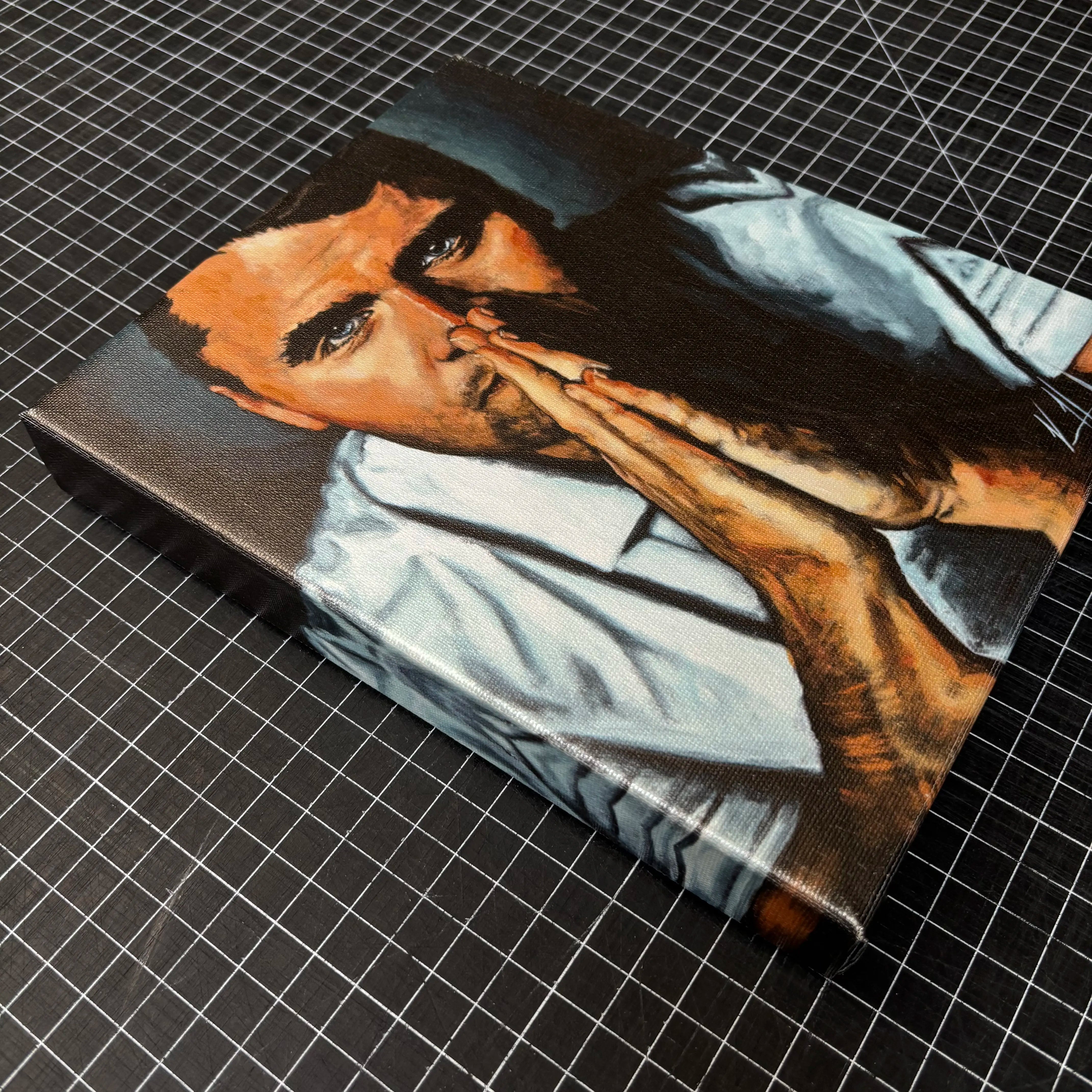 C#. 1 - Charlie Kirk - A Hero's Tribute - 8"x10" Canvas Print Vanessa Horabuena