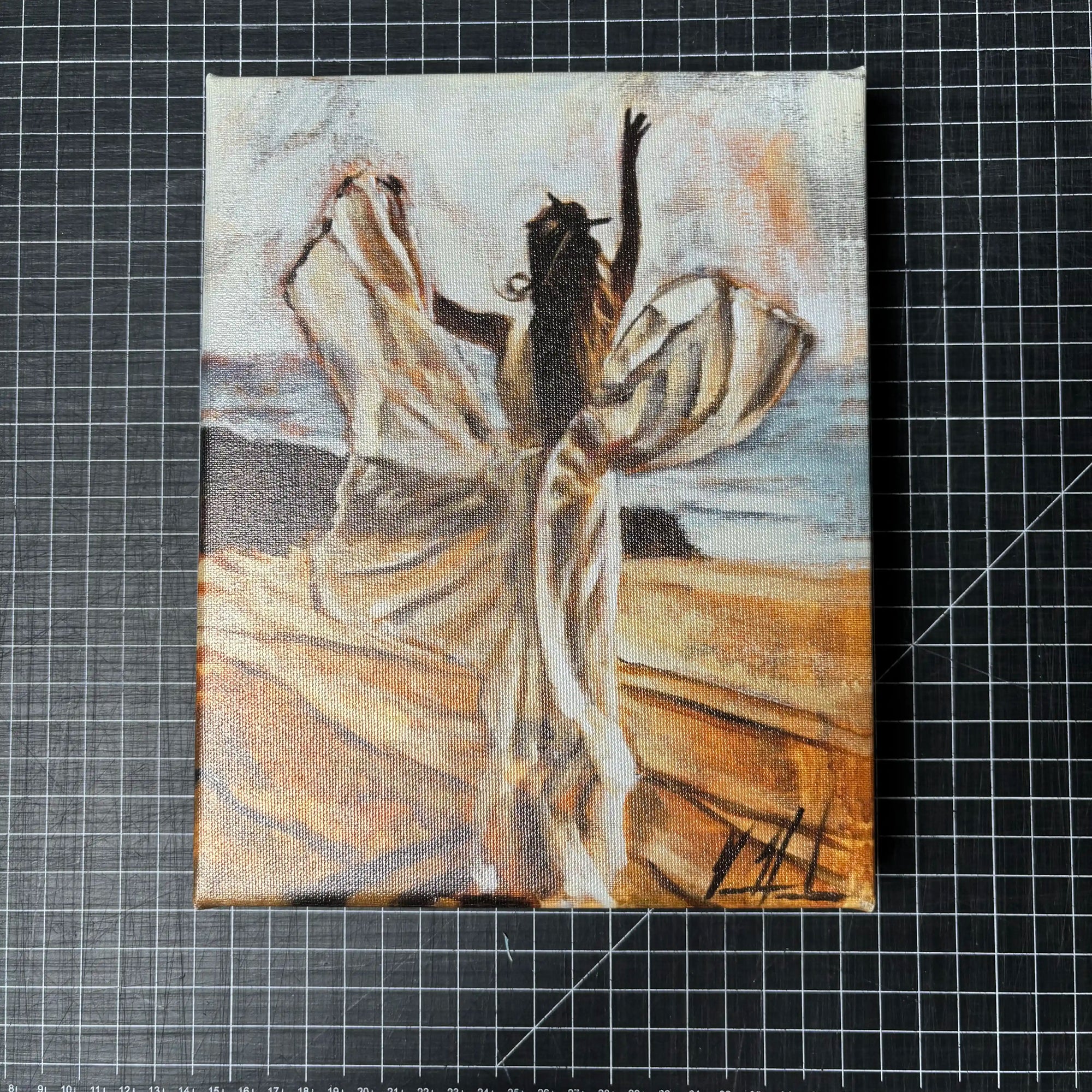 D#. 26 - Sustained By Grace - 8"x10" Canvas Print Vanessa Horabuena