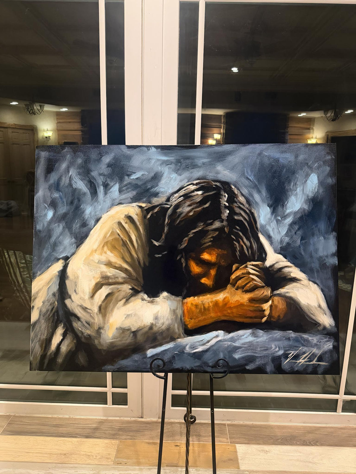 Thy Will Be Done - 36”x48” Original Acrylic Painting - Event Speed Painting
