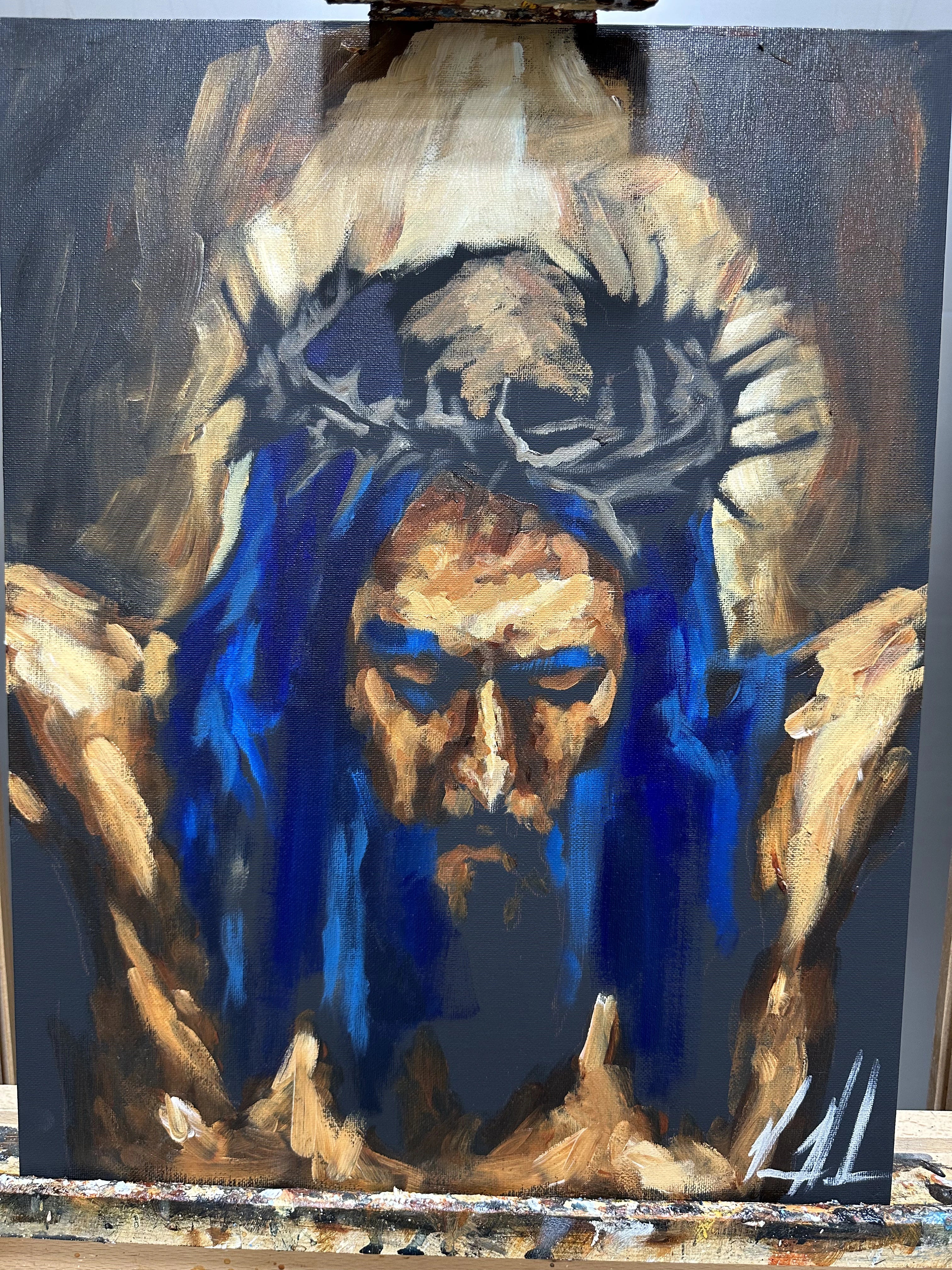Yahweh is Salvation - 16”x20” Original Acrylic Painting