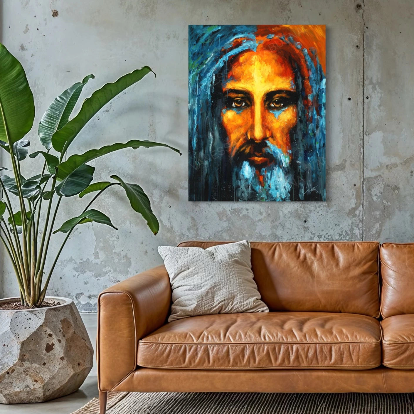 The Shroud of Turin - 700 Club Interview Jesus Art Print Vanessa Horabuena