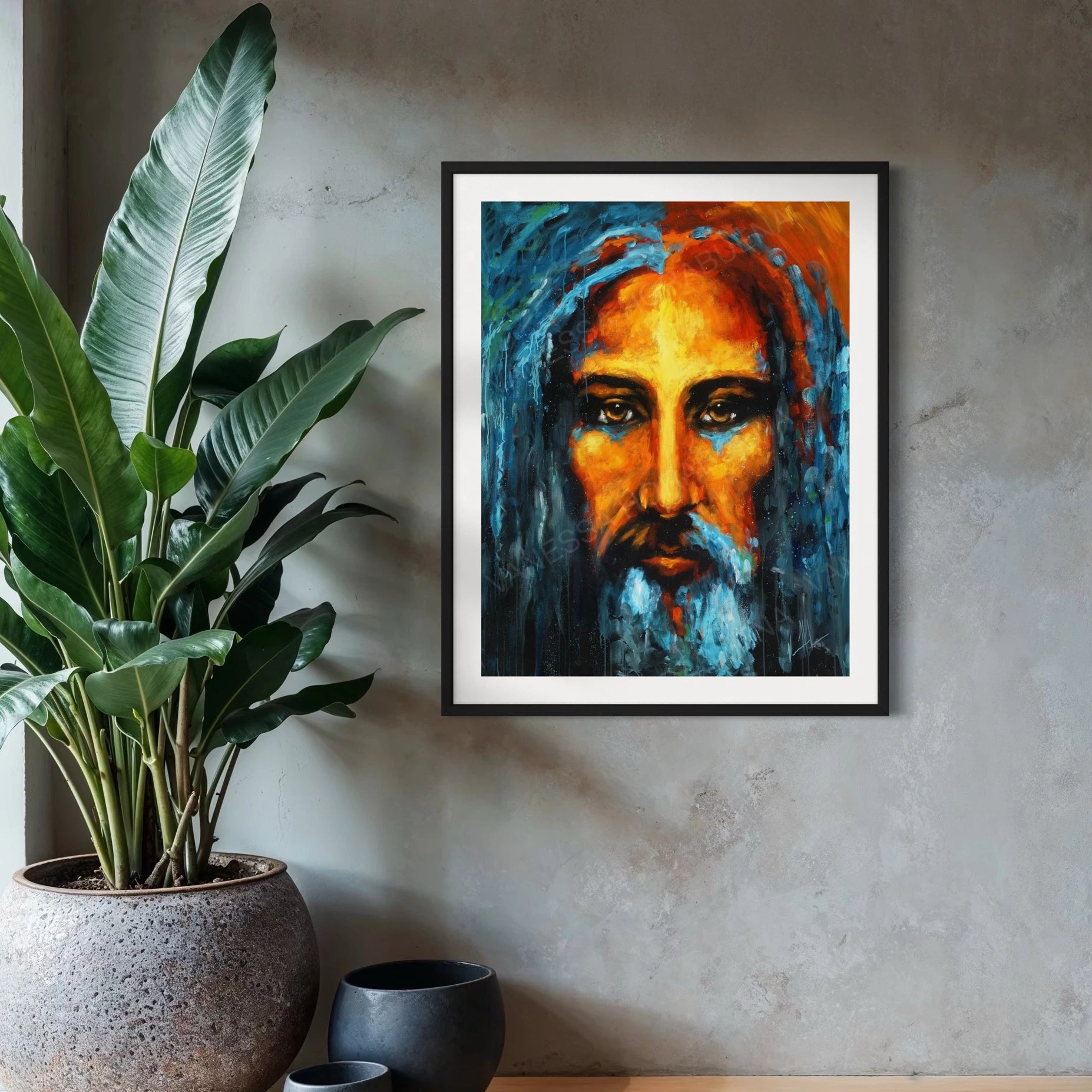 The Shroud of Turin - 700 Club Interview Jesus Art Print Vanessa Horabuena