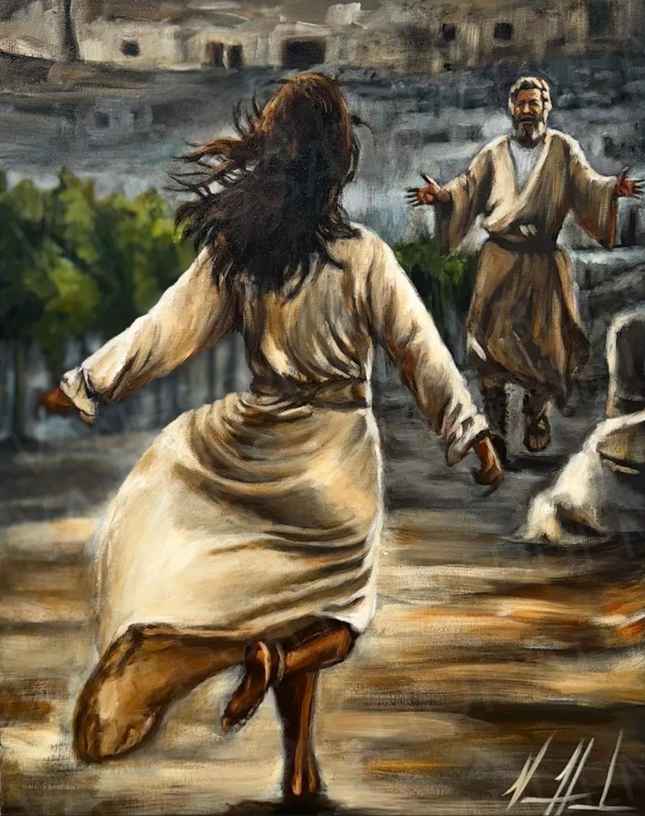 PRE-ORDER The Prodigal Daughter Jesus Art Print Vanessa Horabuena