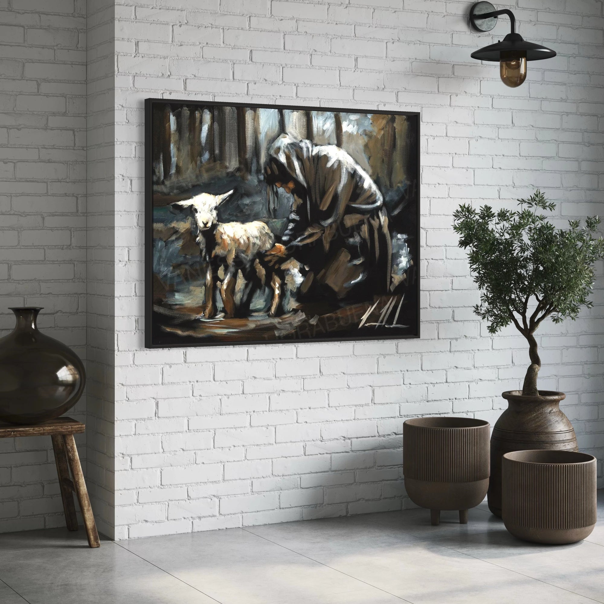 Washed by My Savior Jesus Art Print Vanessa Horabuena