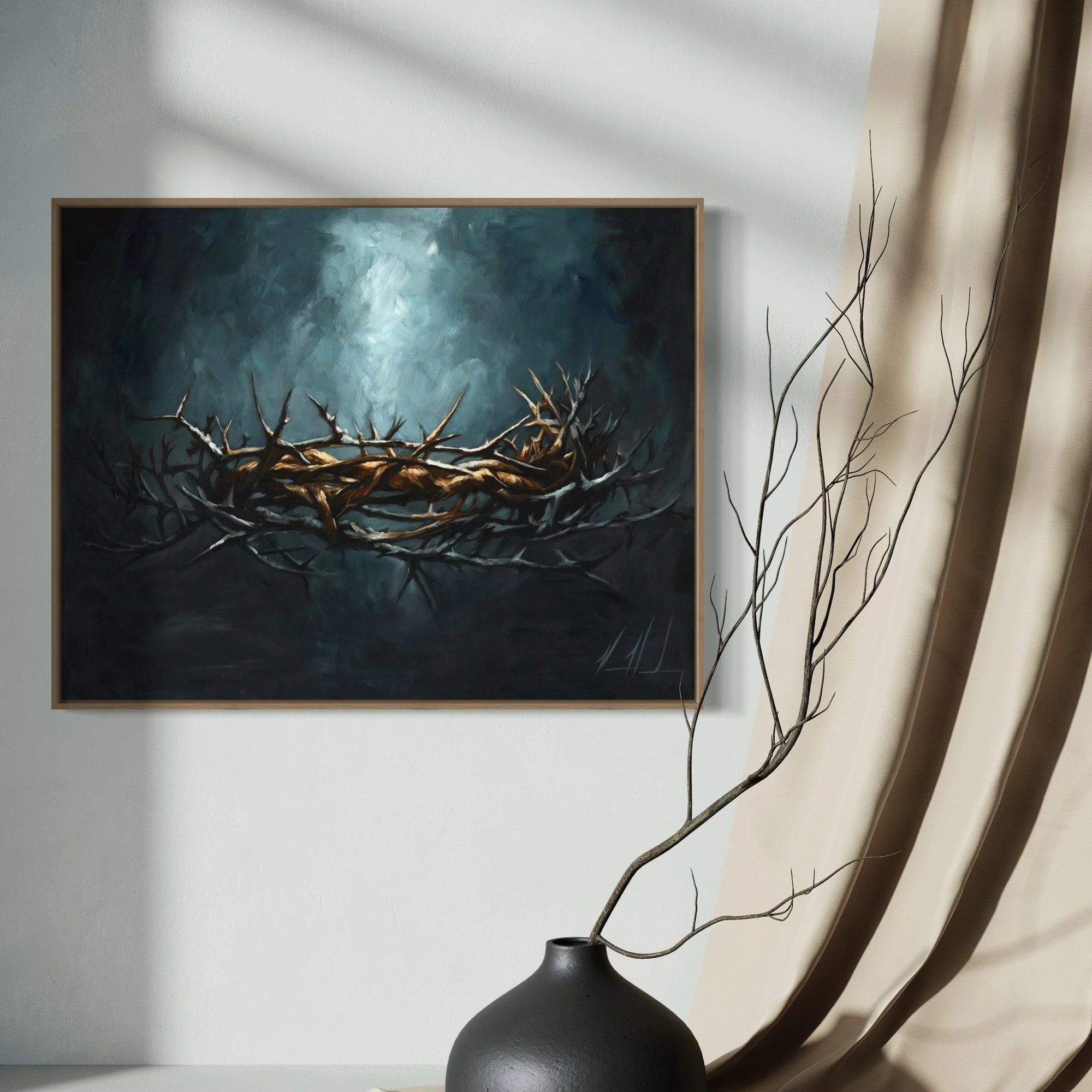 Crown of Thorns Jesus Art Print Vanessa Horabuena