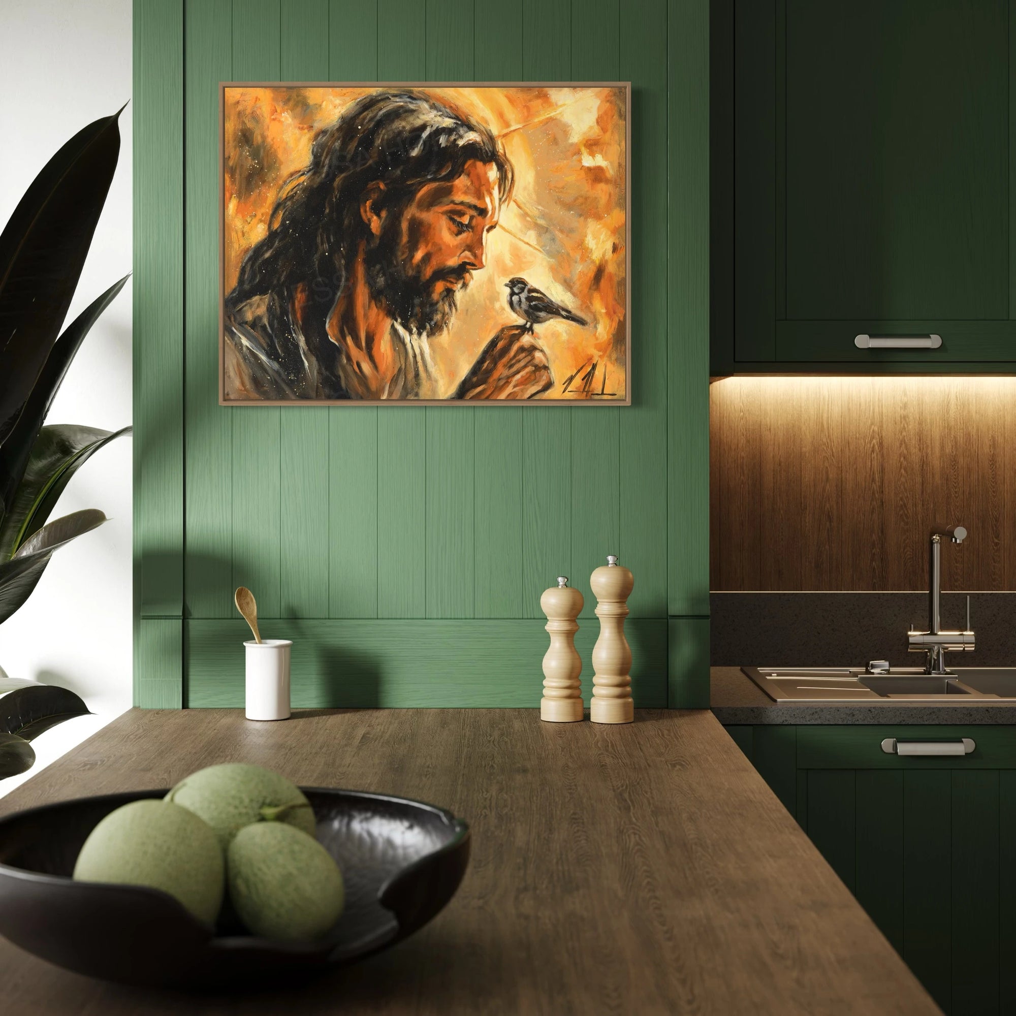 He Watches Over You Jesus Art Print Vanessa Horabuena