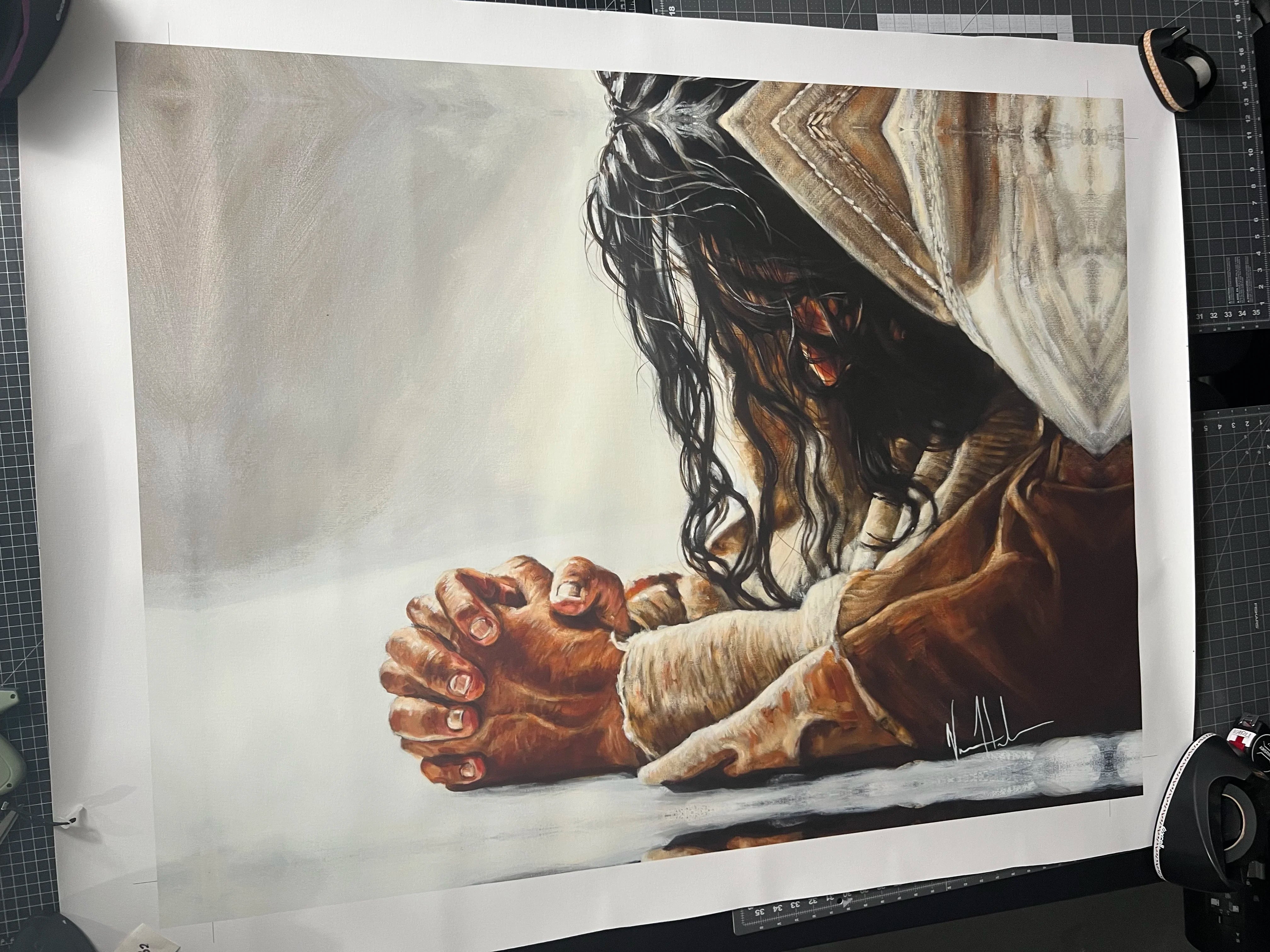 C#32 - Our Father - 36"x48" Canvas Print