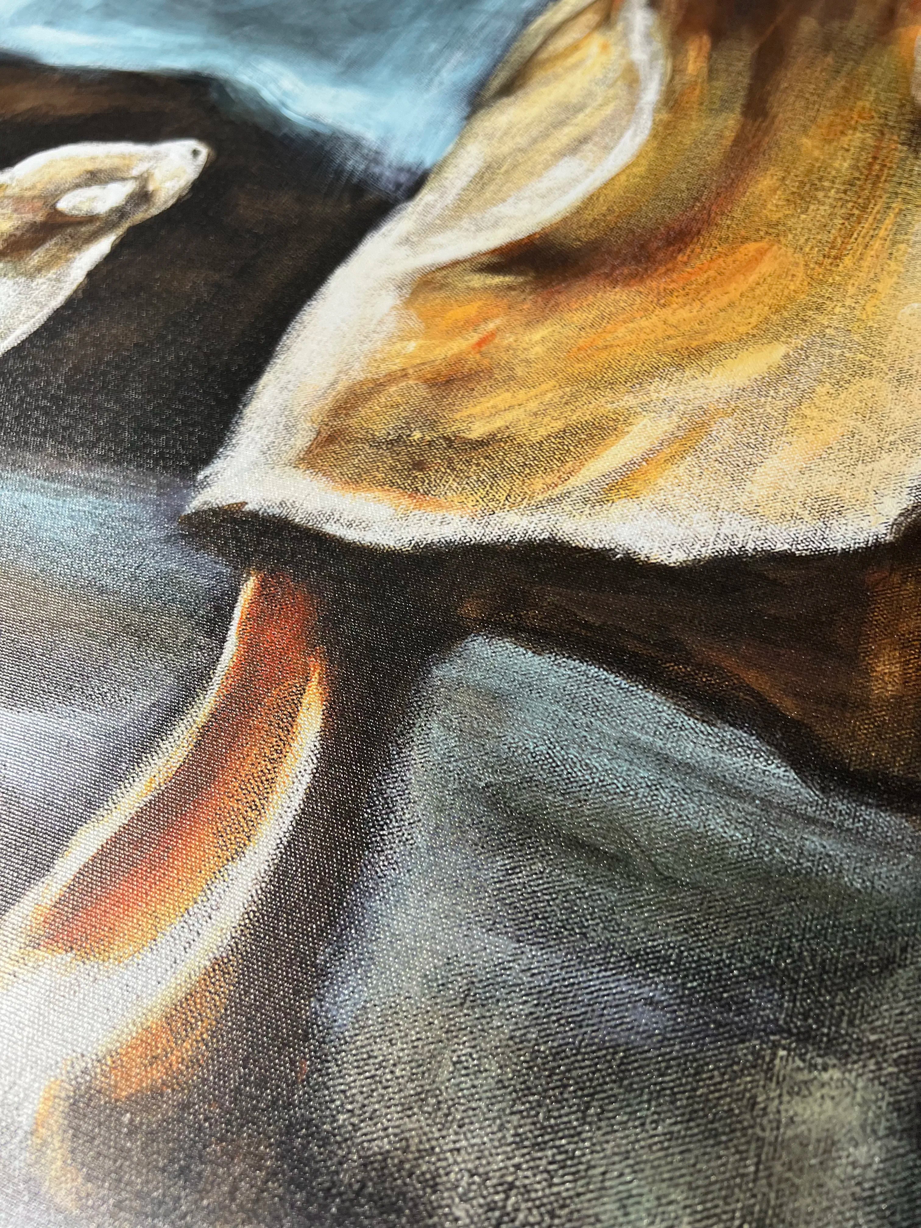 CM# 45 - Footprints of Our King - 30"x40" Canvas Print