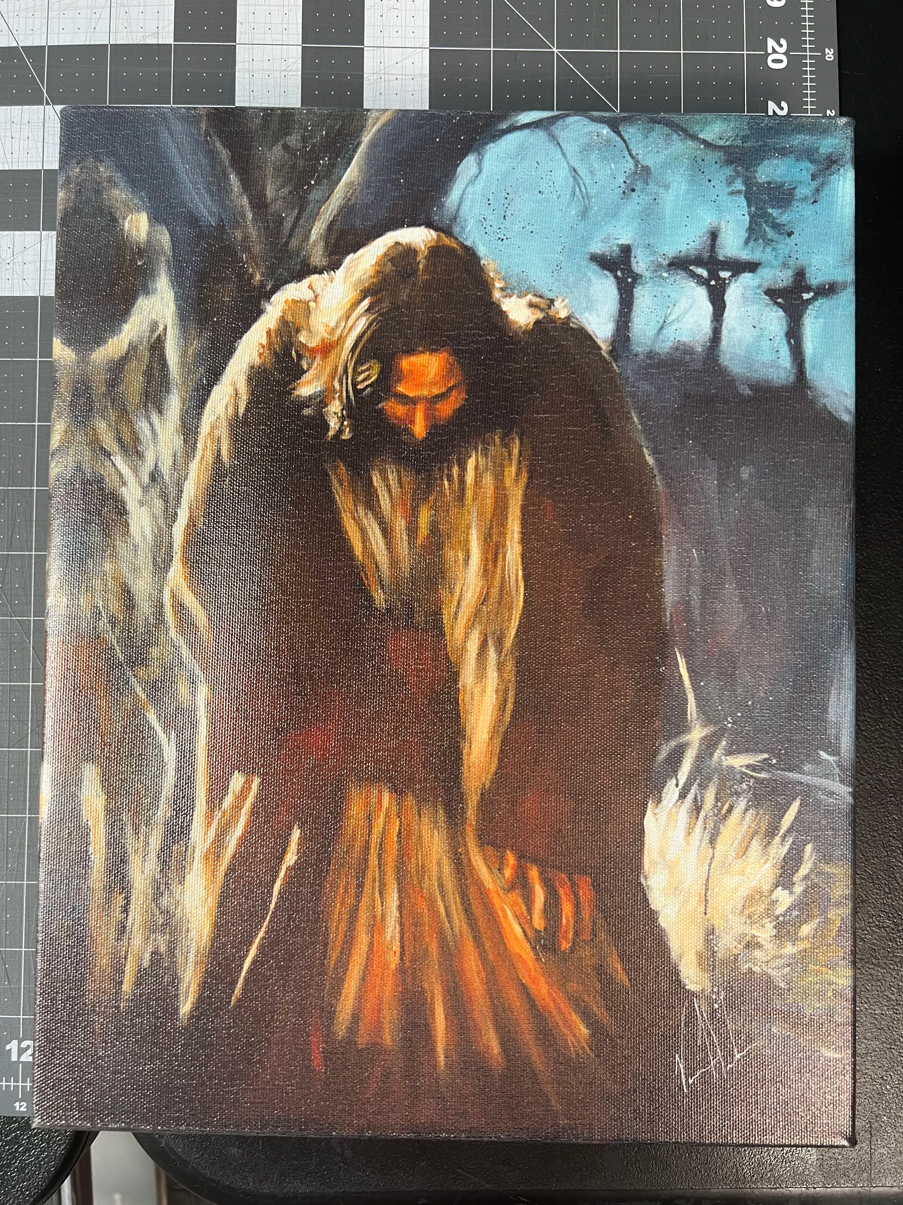 CM# 50 - Walk By Faith - 11"x14" Canvas Print