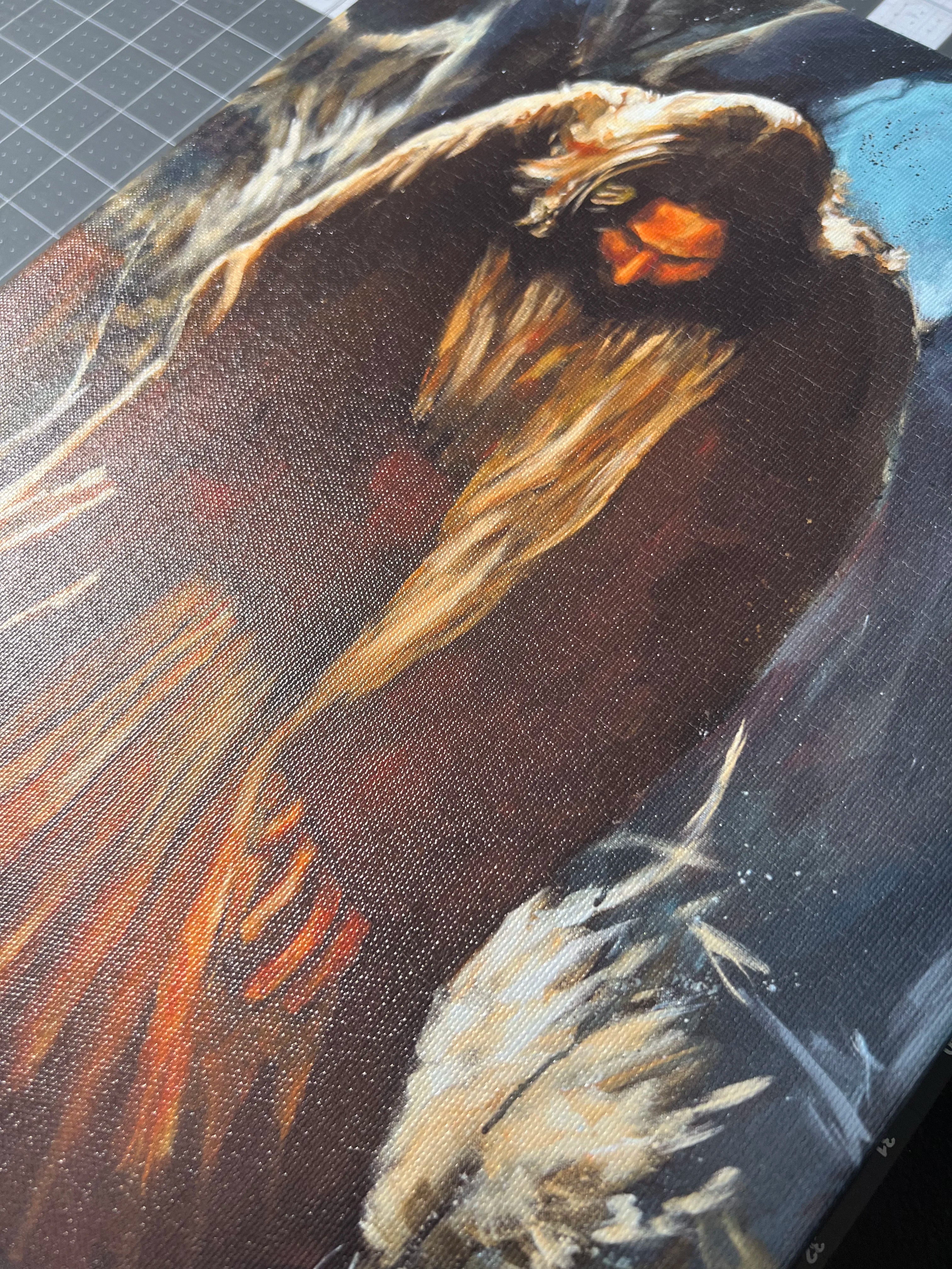 CM# 50 - Walk By Faith - 11"x14" Canvas Print Vanessa Horabuena