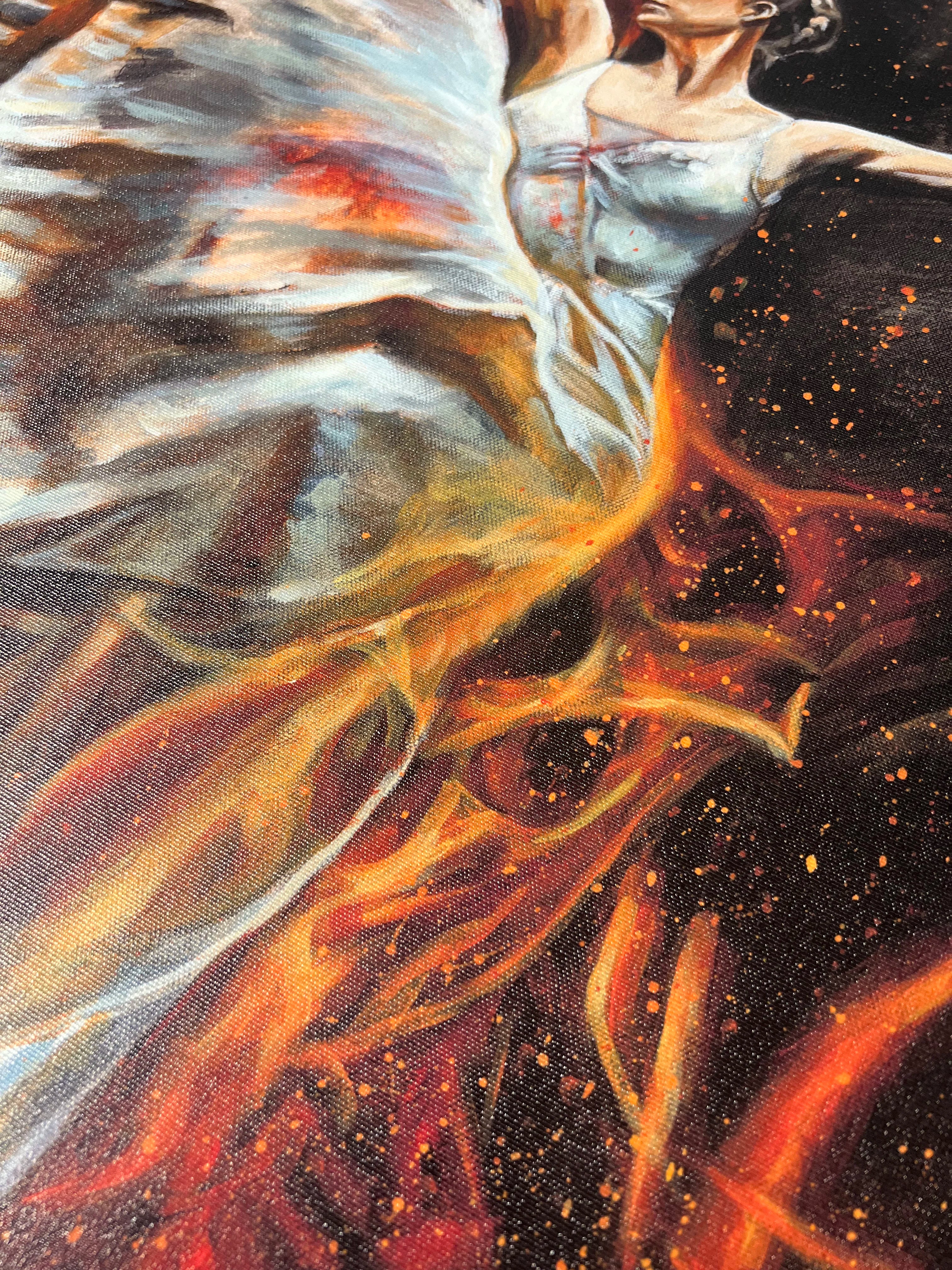 CM# 75 - A Burning Flame Within - 30"X40" - Canvas Print