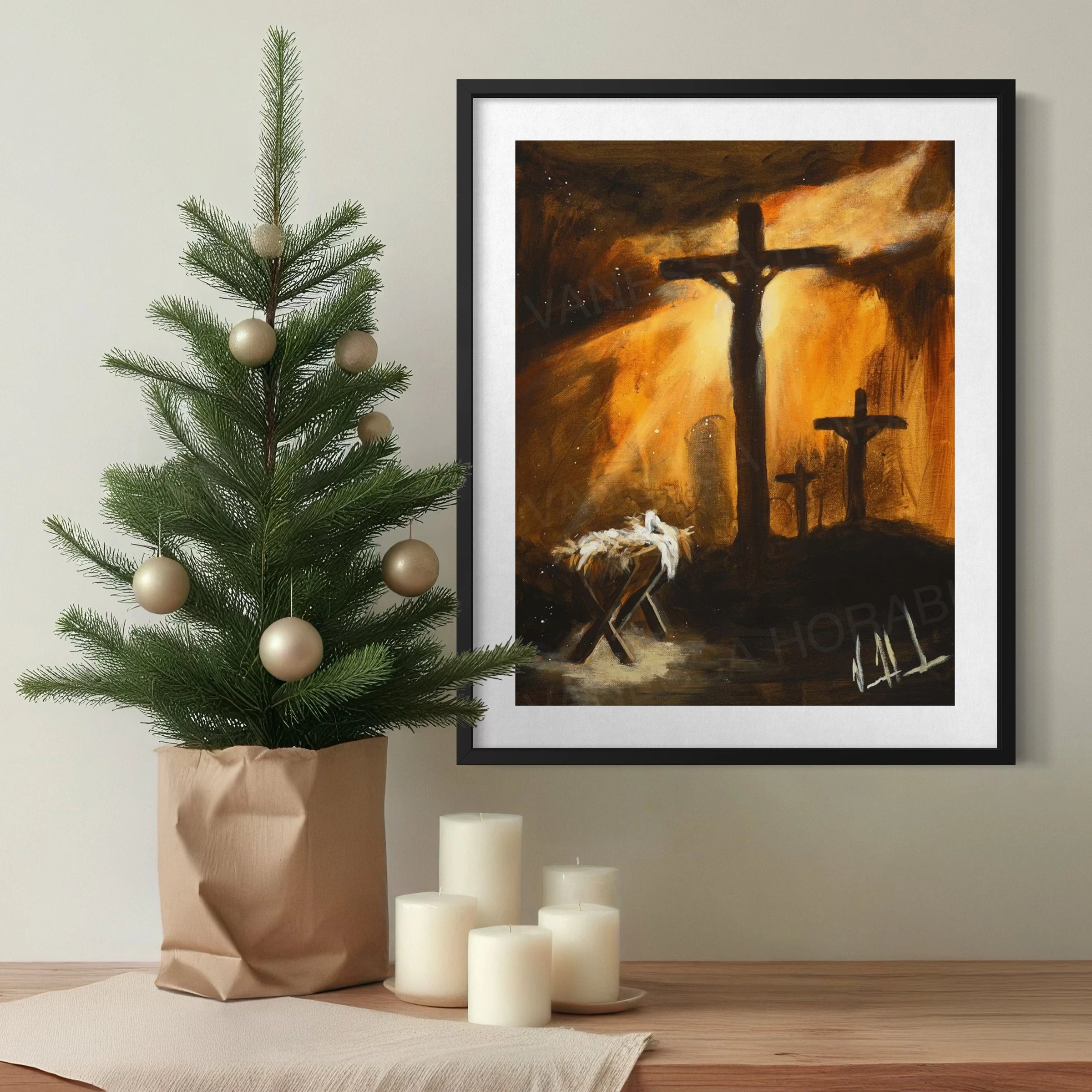 Born For Glory Jesus Art Print Vanessa Horabuena