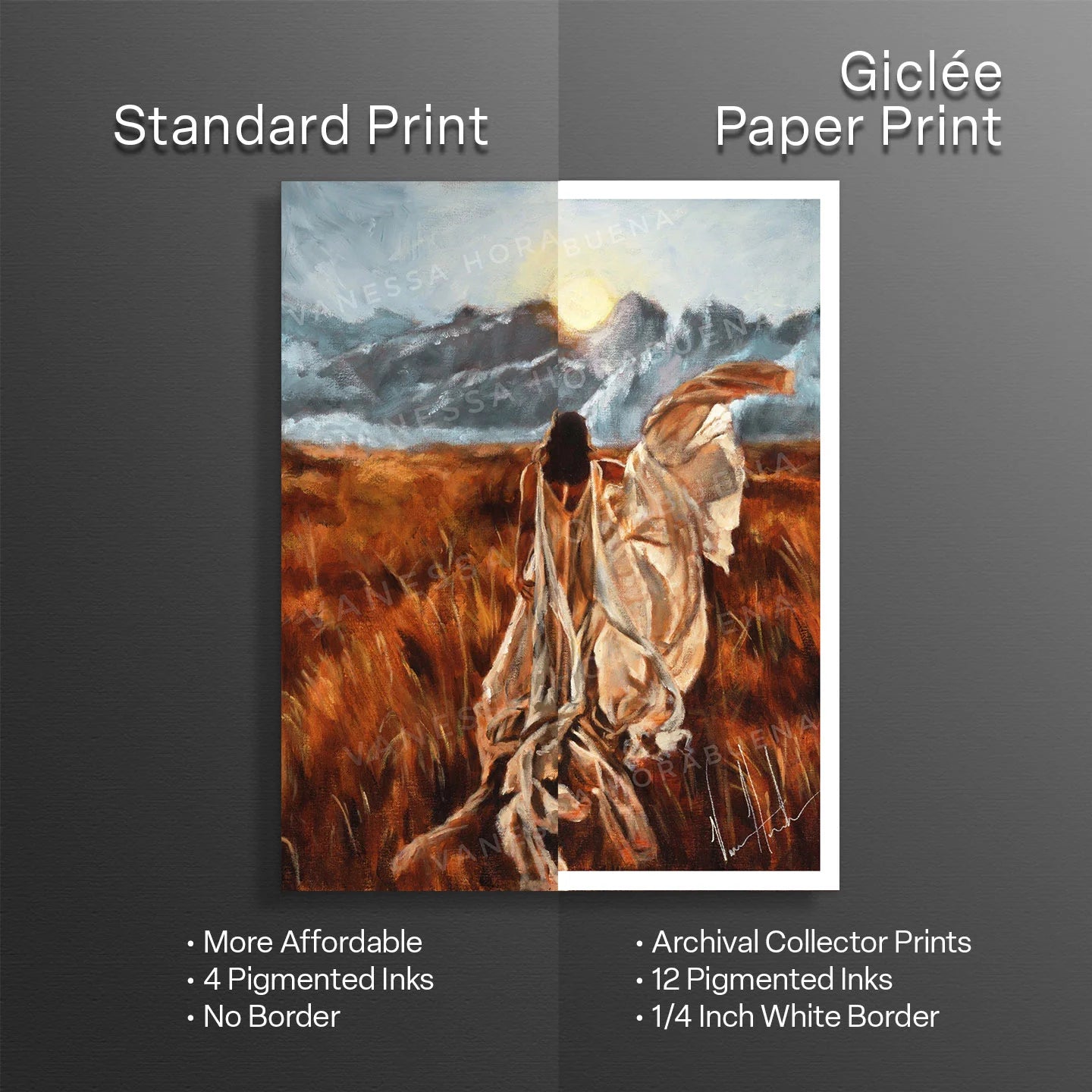 Sustained By Your Grace Women's Art Print Vanessa Horabuena