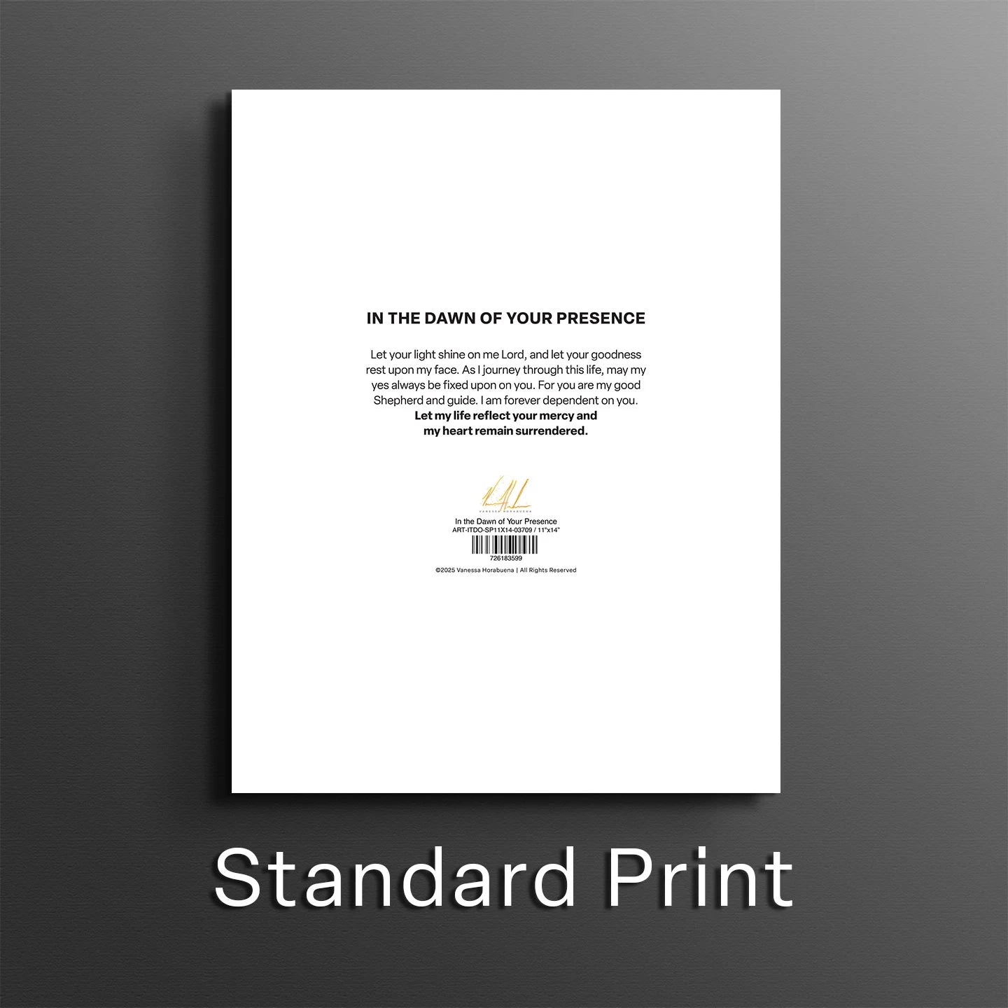 Sustained By Your Grace Women's Art Print Vanessa Horabuena