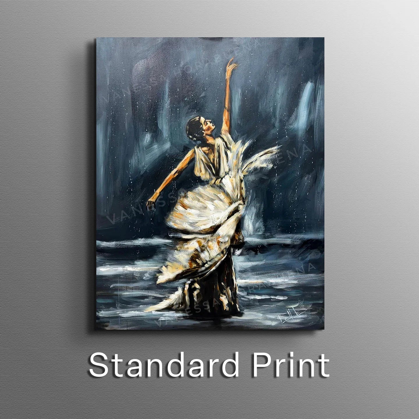 I’ll Praise You Through the Storm Women's Art Print Vanessa Horabuena