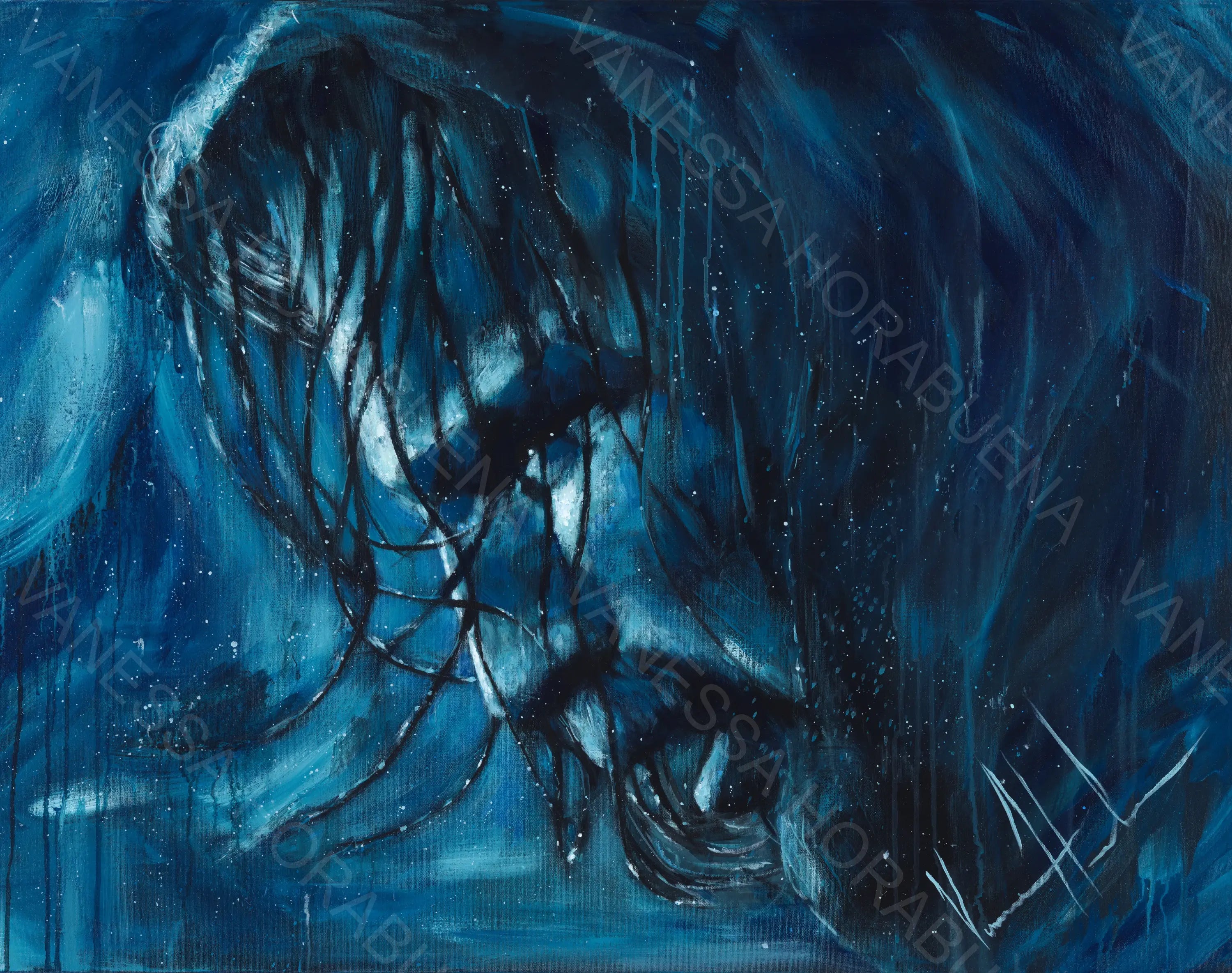 DESIGN DISCONTINUED - In His Final Hours Vanessa Horabuena