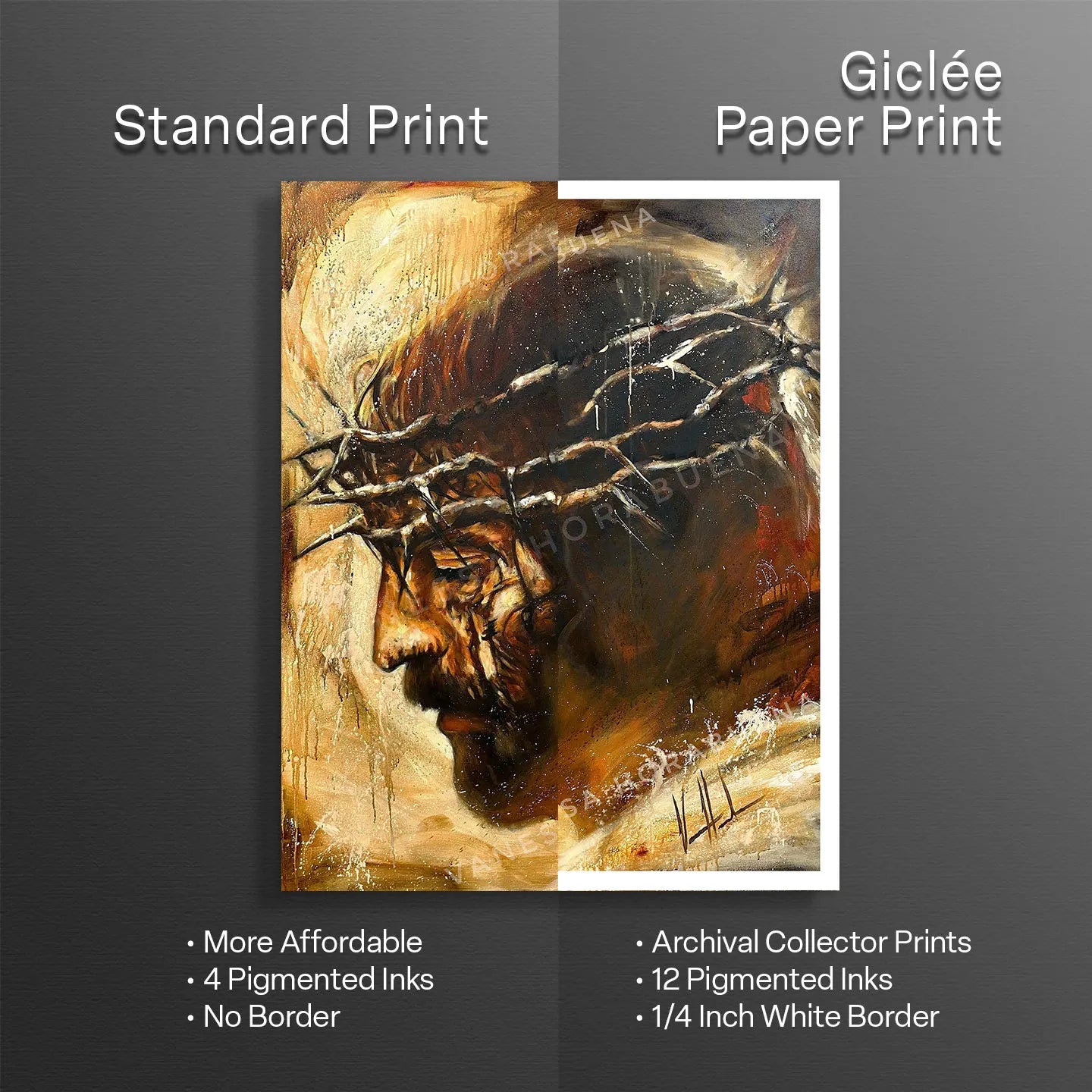 King of Glory Jesus Art Print Vanessa Horabuena