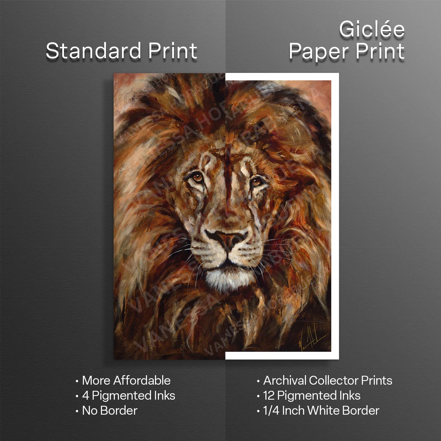 King of Heaven - Glorious Reign Lion Art Print Vanessa Horabuena