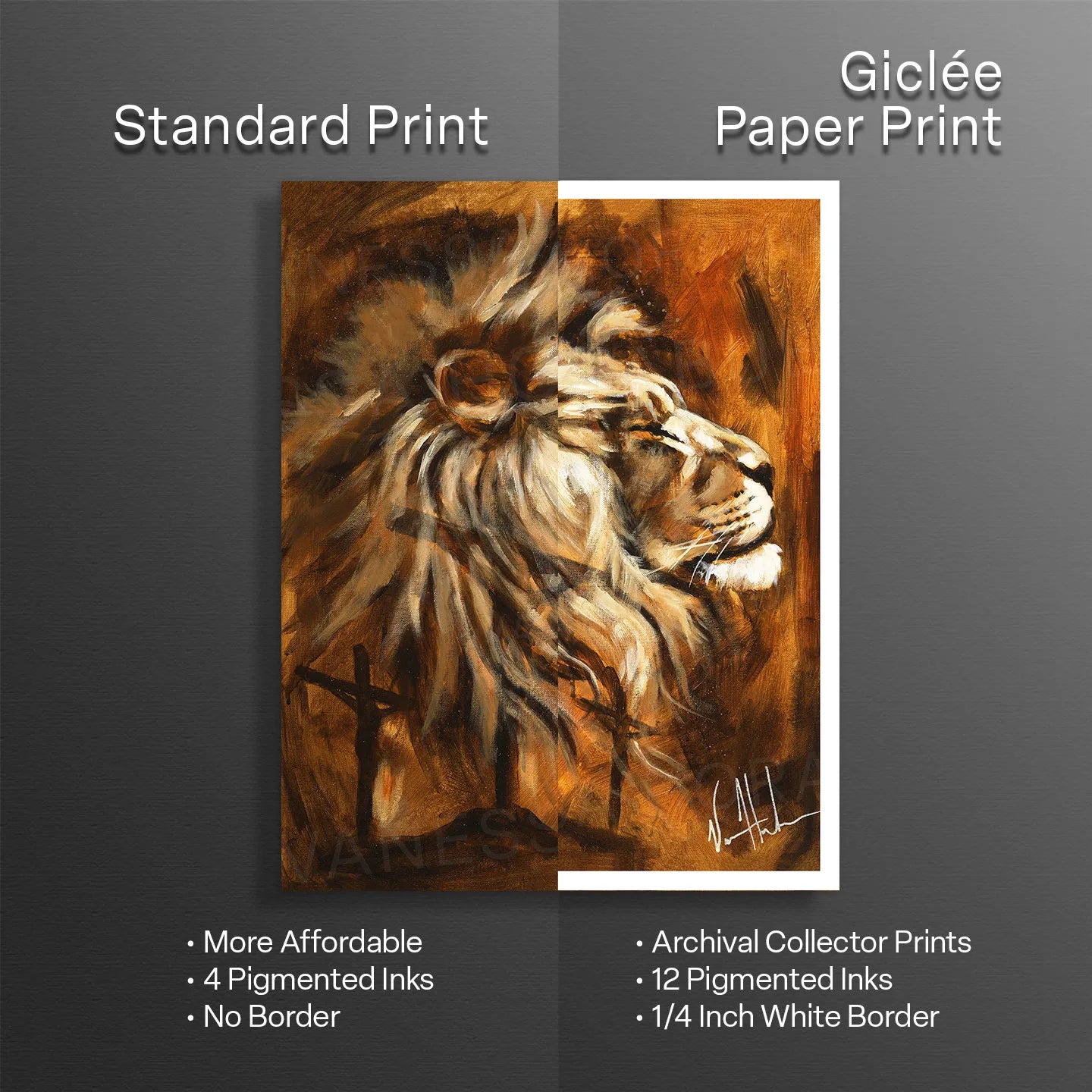 A King's Hill Lion Art Print Vanessa Horabuena