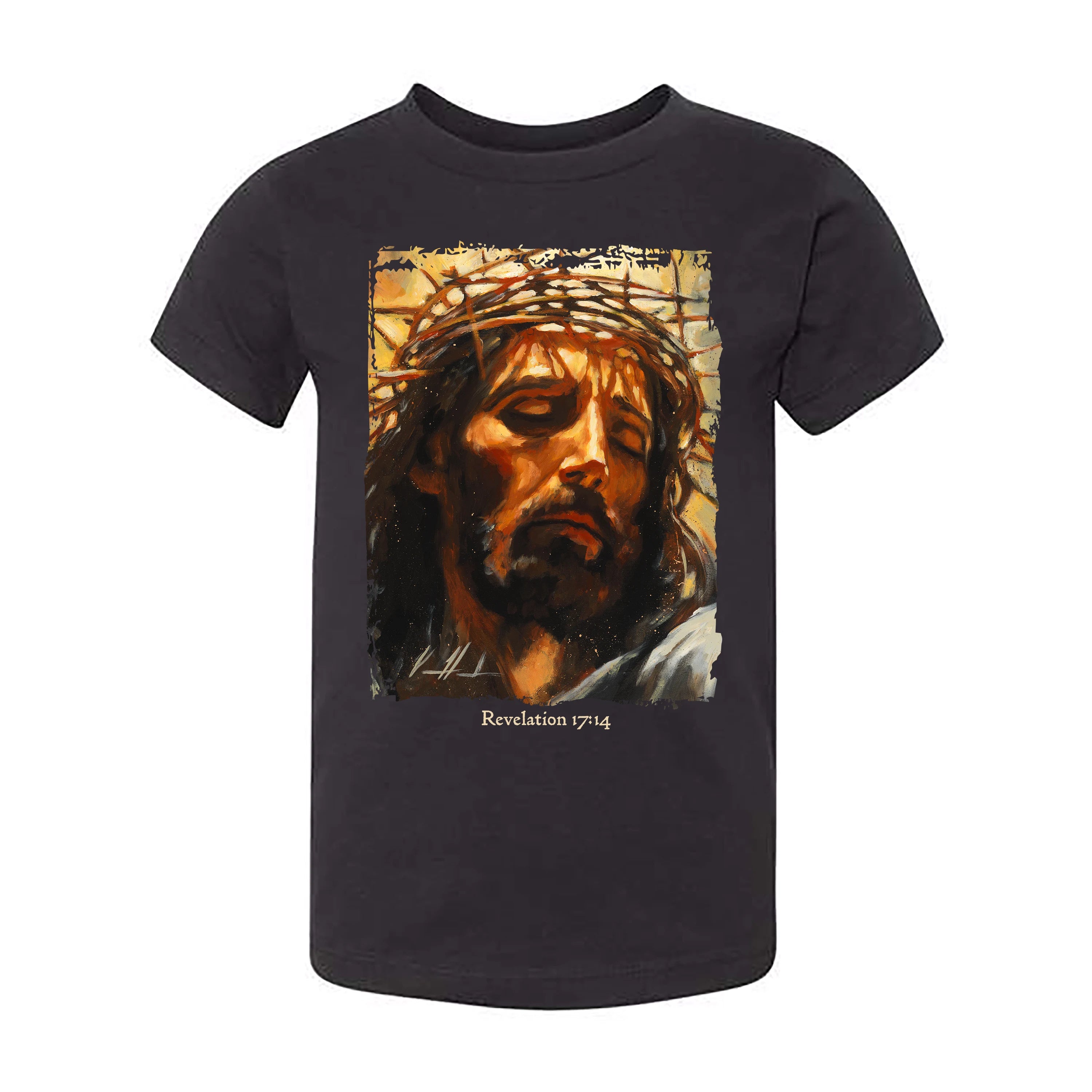 Kids T - Christ is King - (Organic Cotton) Organic Cotton Vanessa Horabuena Toddler Black 2T