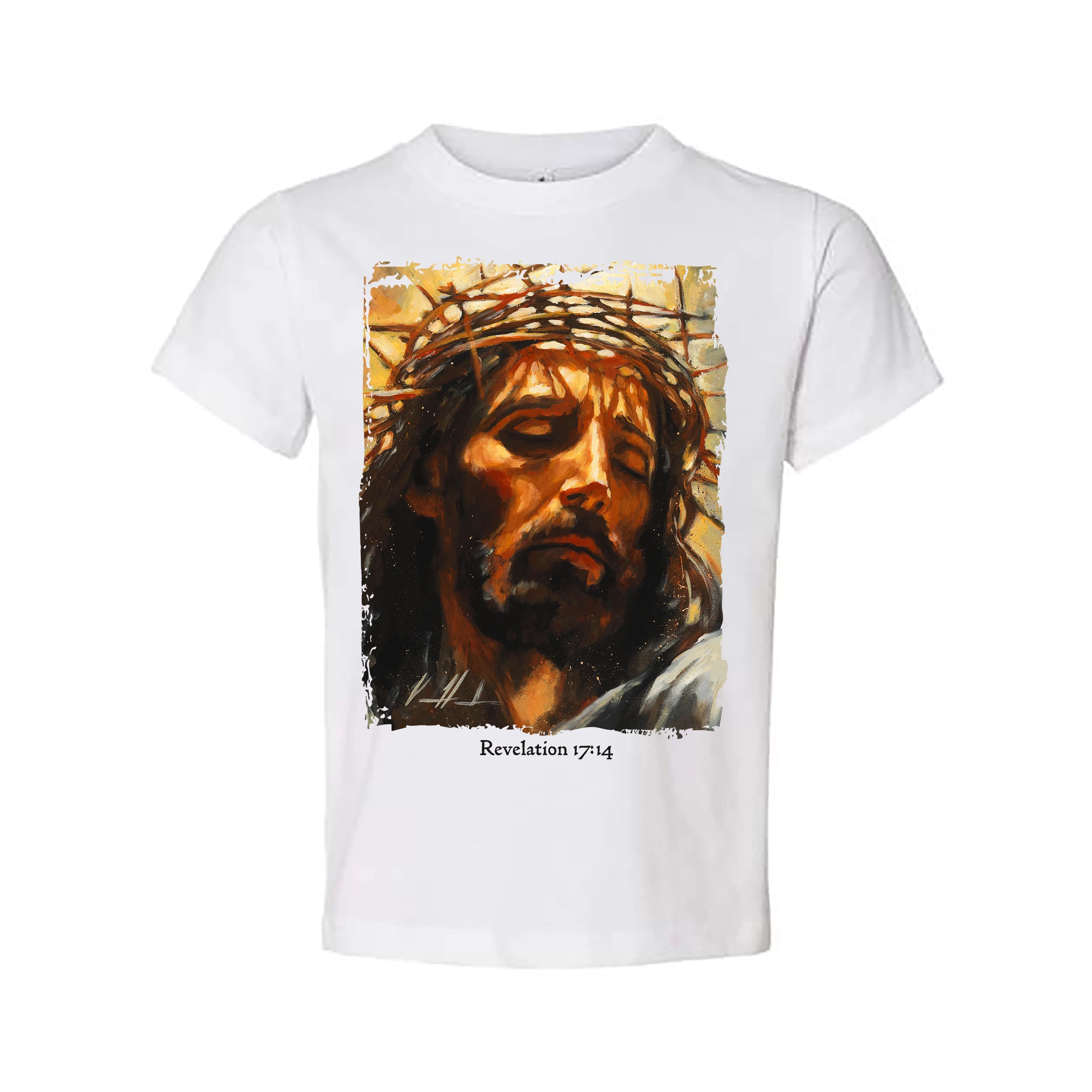 Kids T - Christ is King - (Organic Cotton) Organic Cotton Vanessa Horabuena Toddler White 2T