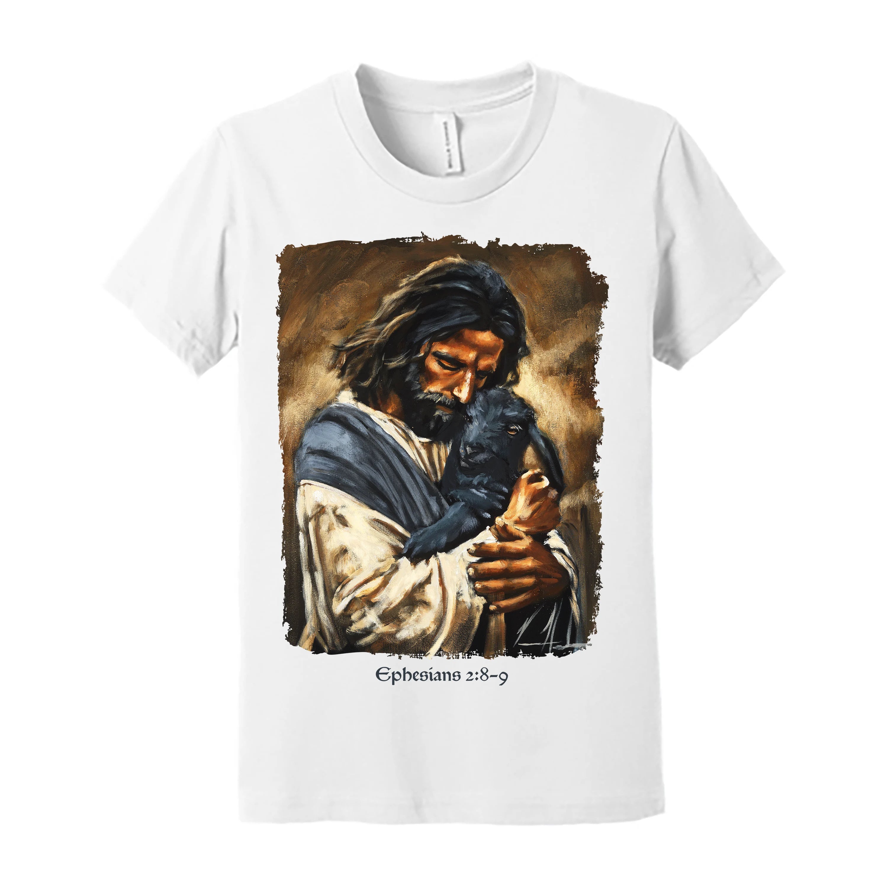 Kids T - Saved By Grace - (Organic Cotton) Organic Cotton Vanessa Horabuena Youth White Small