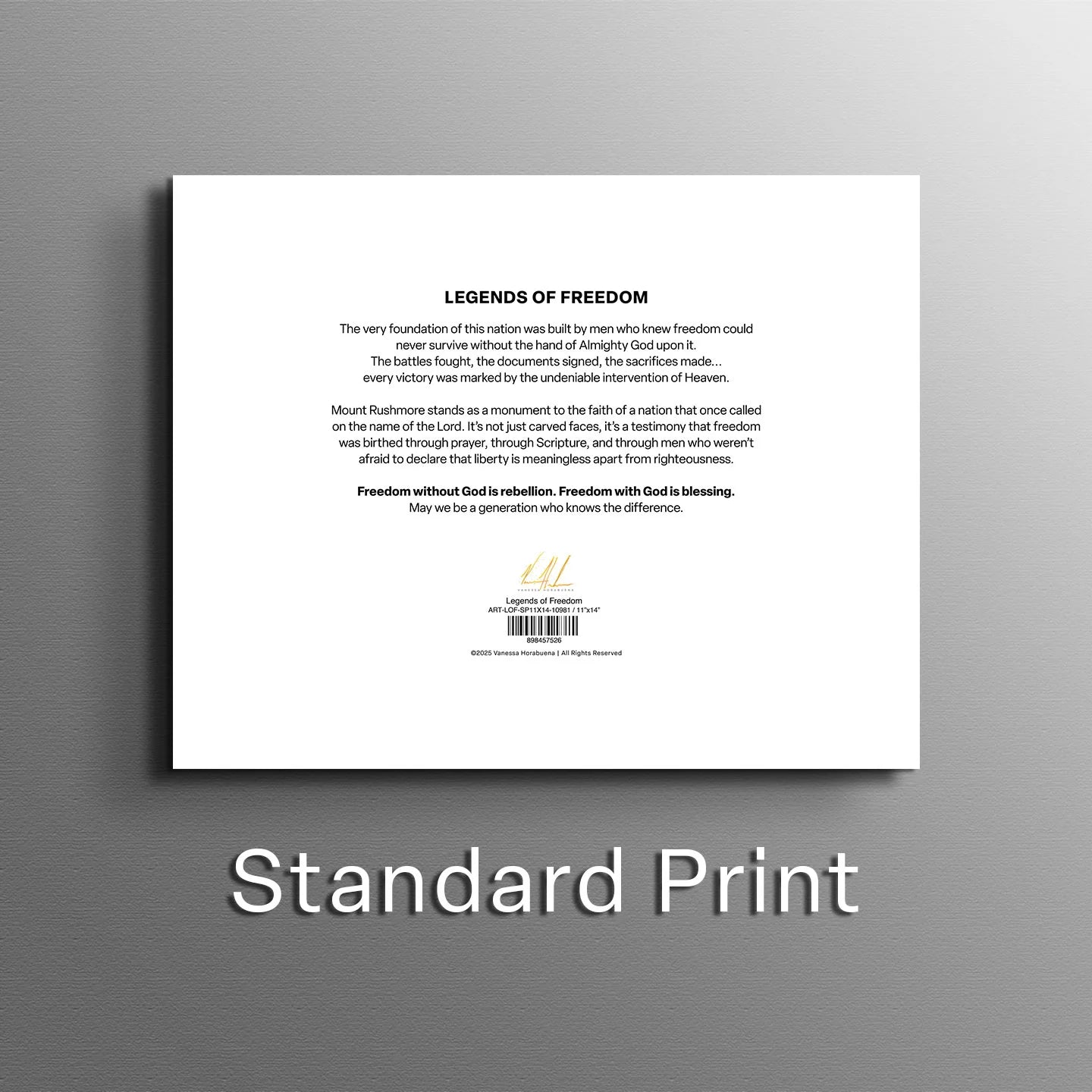 Legends of Freedom Vanessa Horabuena