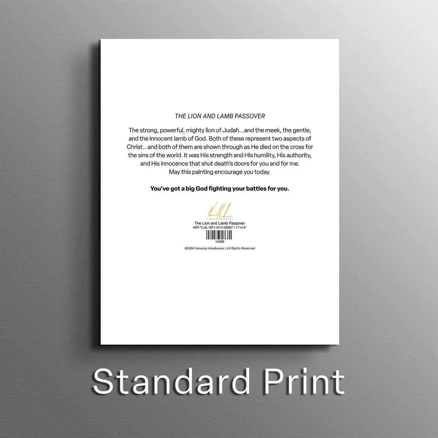 The Lion and Lamb Passover Lion Art Print Vanessa Horabuena